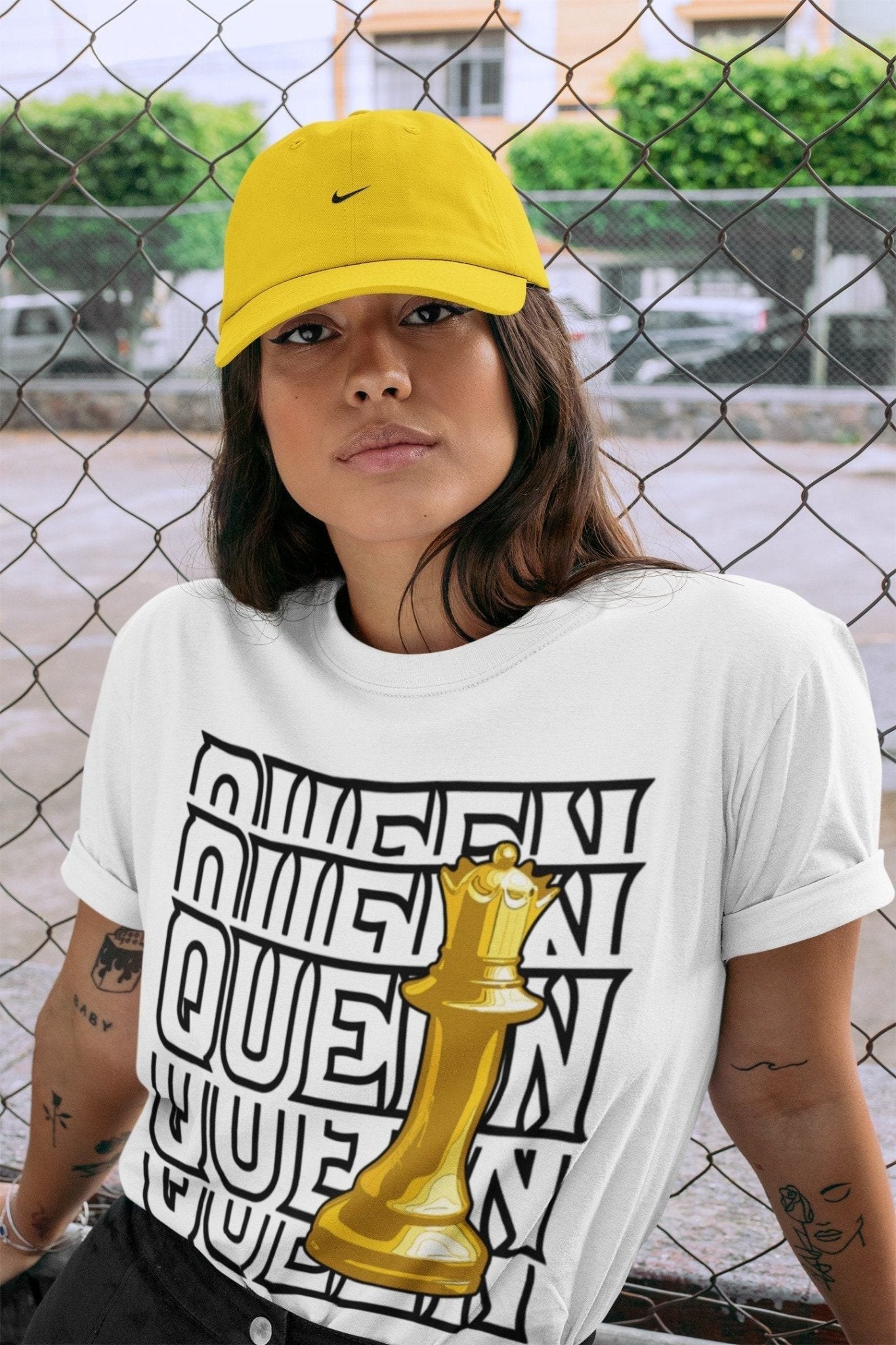 Jordan 4 Lightning Sneaker Match Tees Queen Sneaker Tees Jordan 4 Lightning Sneaker Release Tees Unisex Shirts
