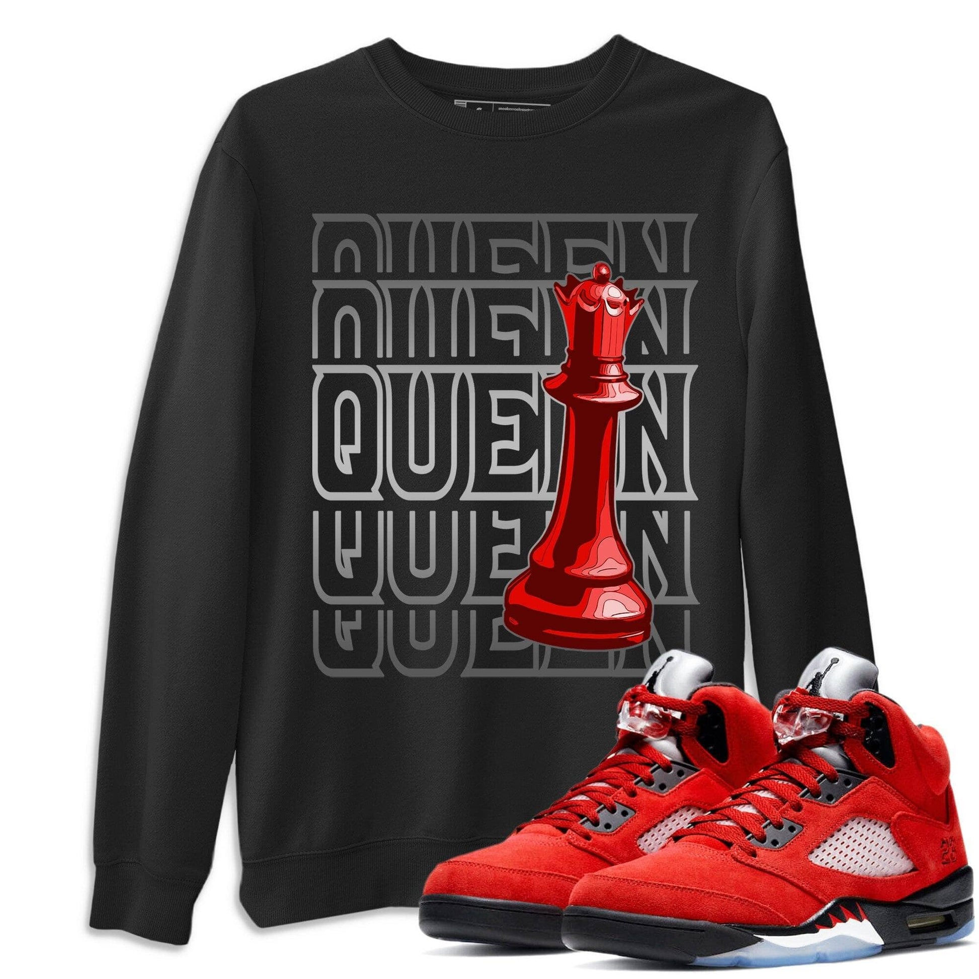 Jordan 5 Raging Bull Sneaker Match Tees Queen Sneaker Tees Jordan 5 Raging Bull Sneaker Release Tees Unisex Shirts