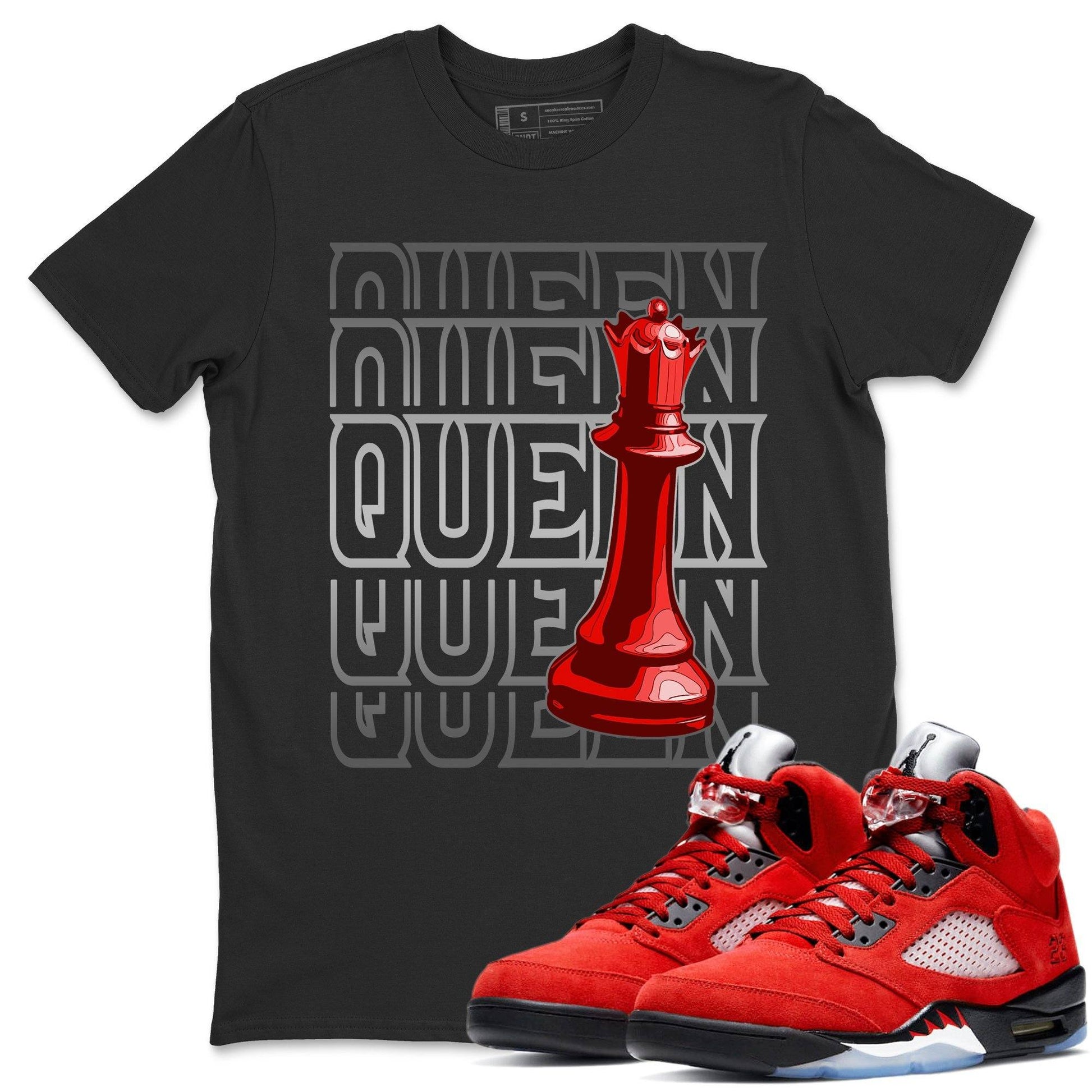 Jordan 5 Raging Bull Sneaker Match Tees Queen Sneaker Tees Jordan 5 Raging Bull Sneaker Release Tees Unisex Shirts