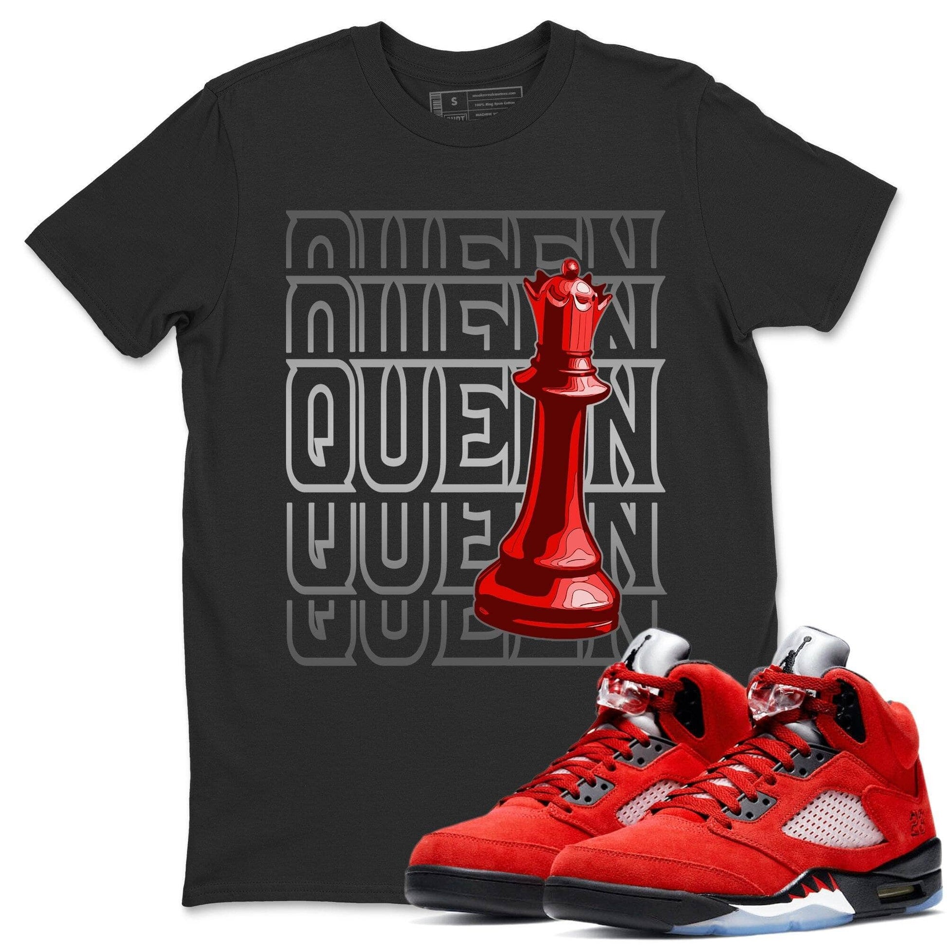 Jordan 5 Raging Bull Sneaker Match Tees Queen Sneaker Tees Jordan 5 Raging Bull Sneaker Release Tees Unisex Shirts