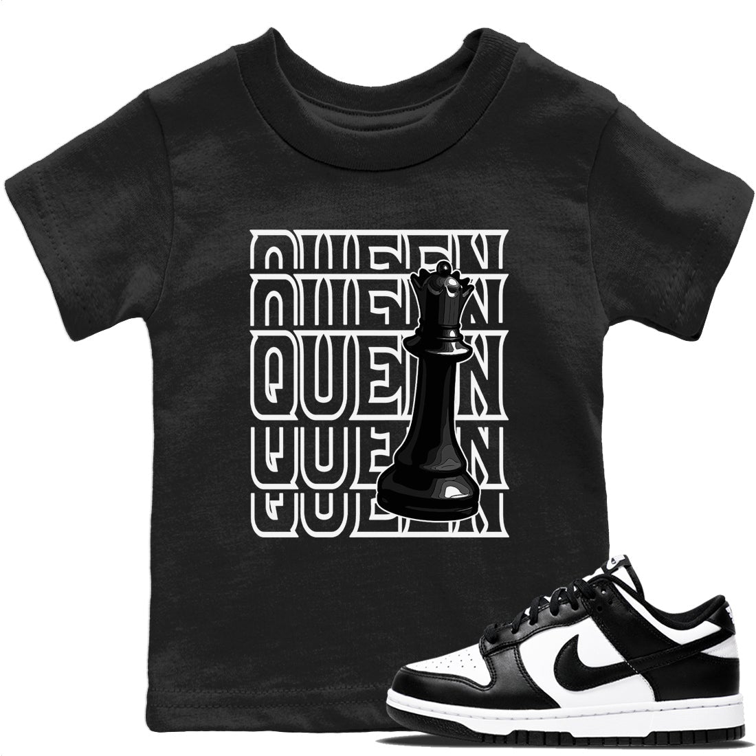 Dunk Panda Sneaker Match Tees Queen Sneaker Tees Dunk Panda Sneaker Release Tees Kids Shirts