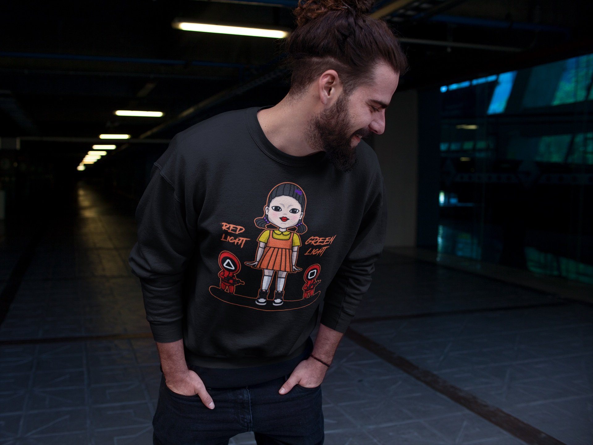 Jordan 1 Electro Orange unique Halloween sneaker tee Red Light Green Light Sneaker Tees Jordan 1 Electro Orange Sneaker Release Tees Unisex Shirts