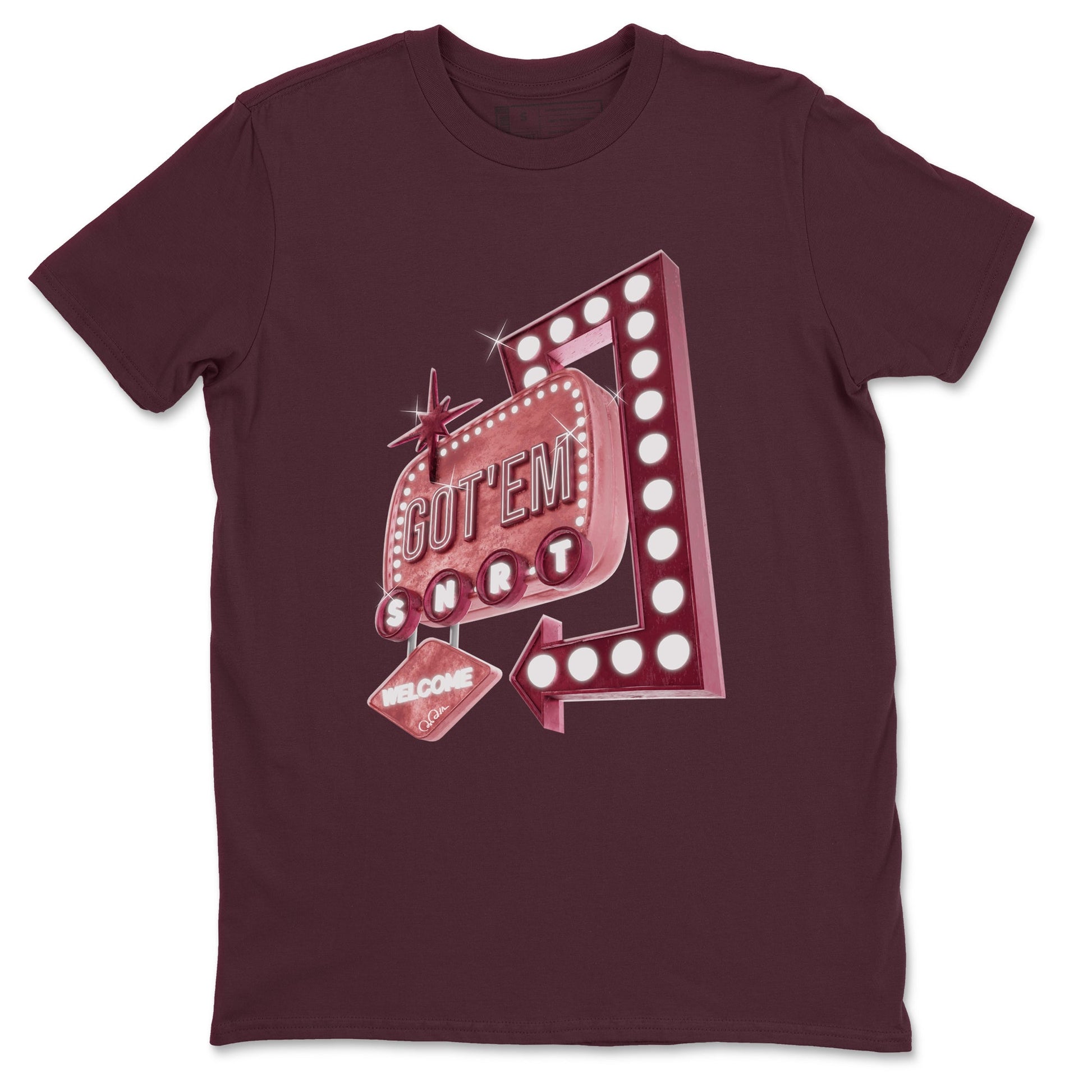 Dunk Valentines Day 2024 shirt to match jordans Retro Neon Sign sneaker tees Dunk Happy Valentines Day 2024 SNRT Sneaker Release Tees Unisex Maroon 2 T-Shirt
