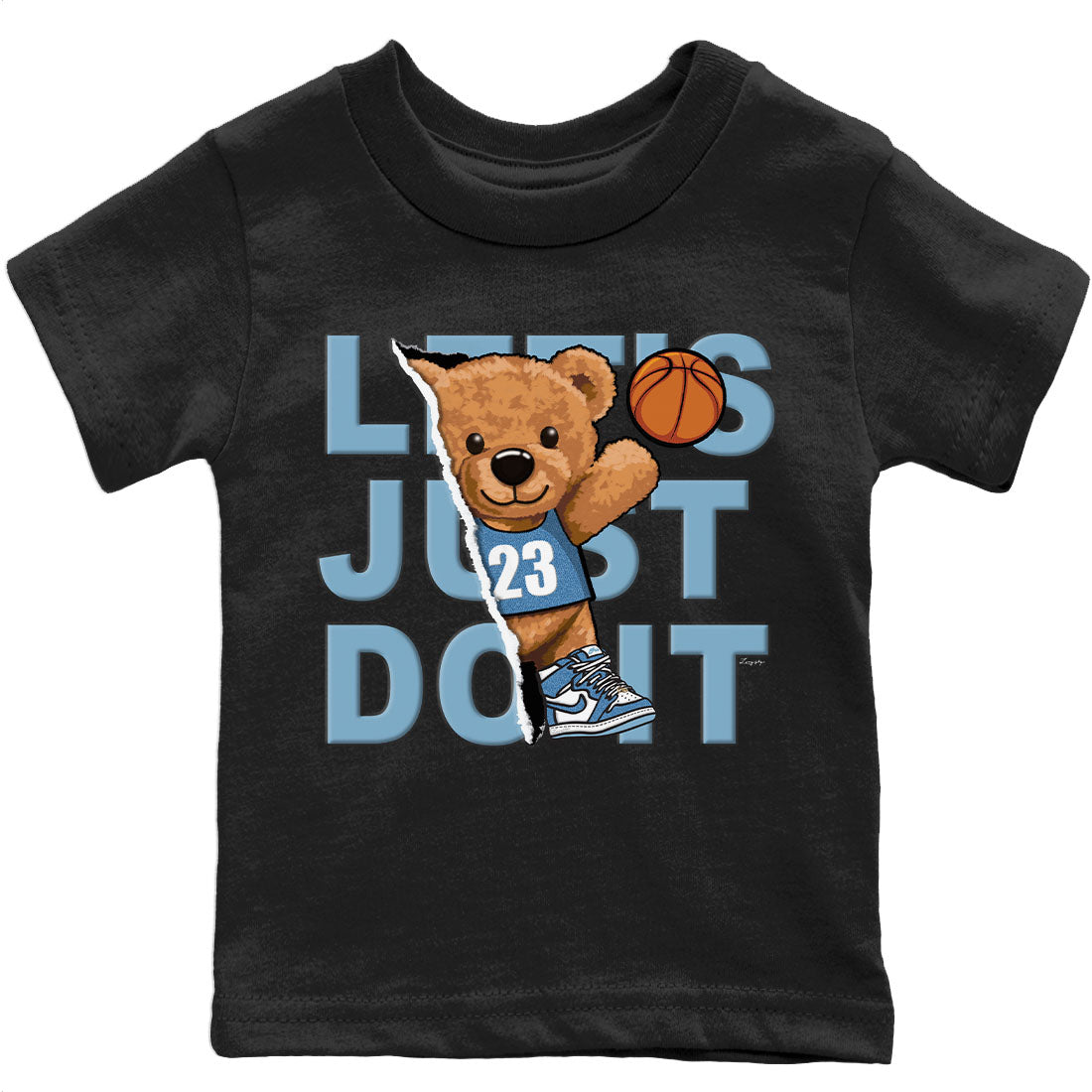 Jordan 1 Denim Sneaker Match Tees Rib Out Bear Sneaker Tees Jordan 1 Denim Sneaker Release Tees Kids Shirts