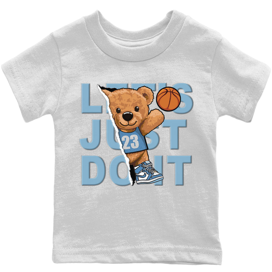 Jordan 1 Denim Sneaker Match Tees Rib Out Bear Sneaker Tees Jordan 1 Denim Sneaker Release Tees Kids Shirts