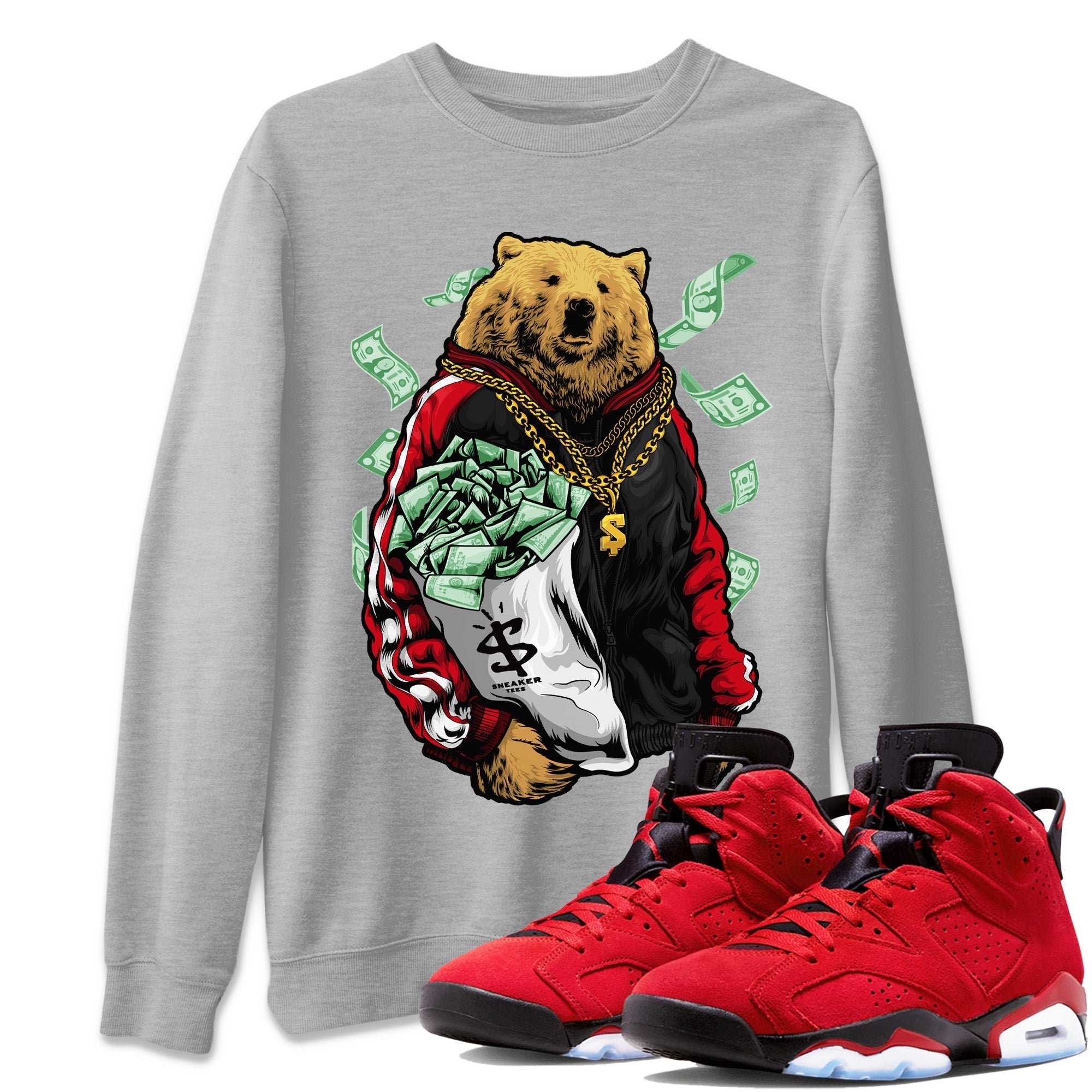 Air Jordan 6 Toro Bravo | Rich Bear Unisex Shirts | SNRT Sneaker Tees -  SNRT Sneaker T-shirts