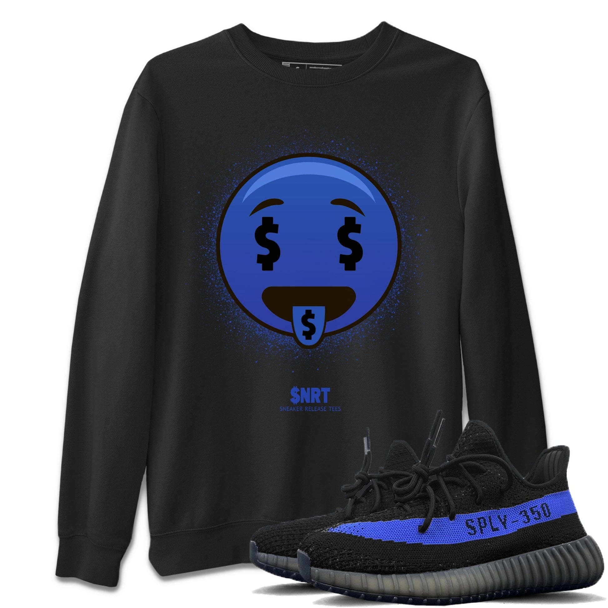 Yeezy 350 Dazzling Blue Sneaker Match Tees Rich Emoji Sneaker Tees Yeezy 350 Dazzling Blue Sneaker Release Tees Unisex Shirts
