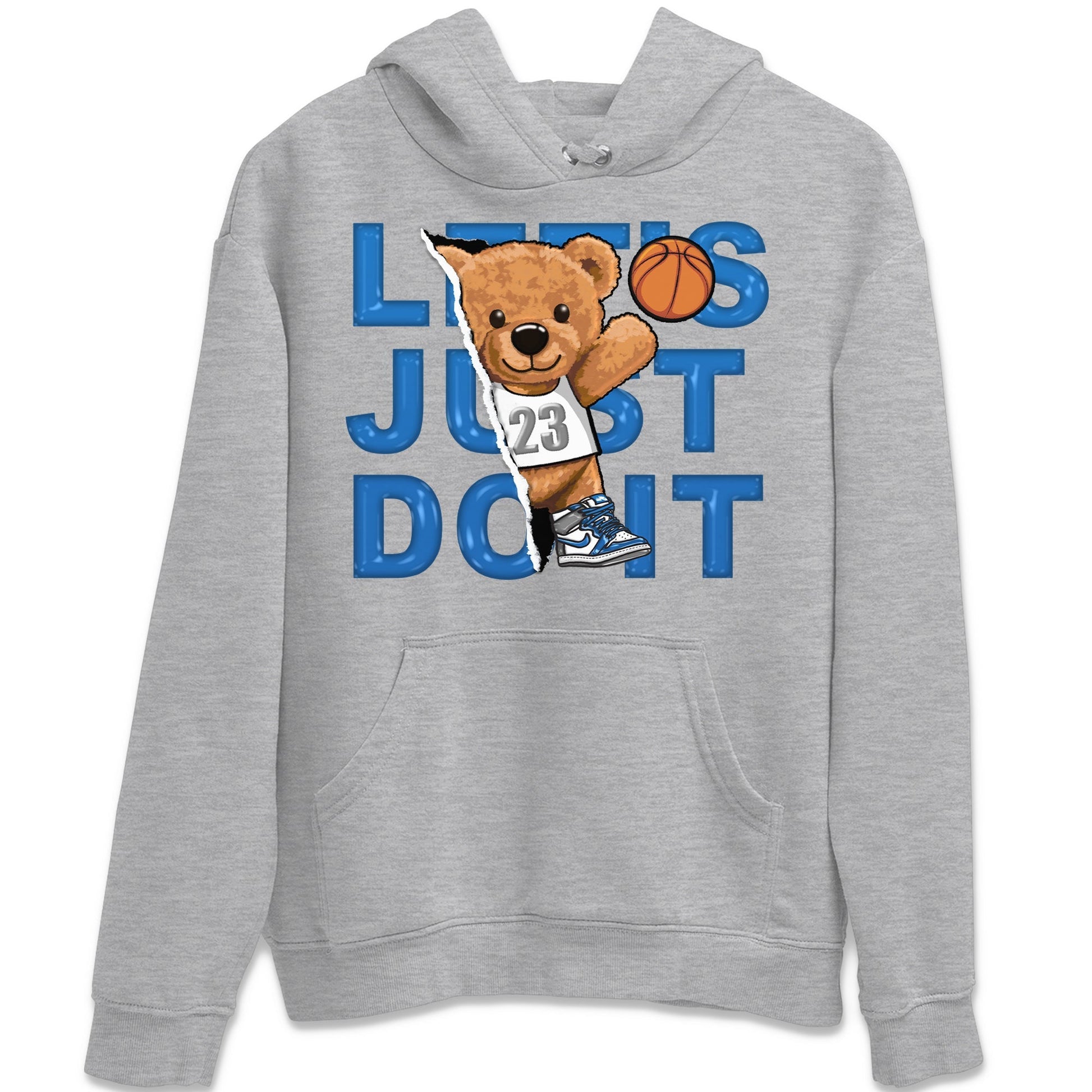Jordan 1 True Blue Sneaker Match Tees Rip Out Bear Sneaker Tees Jordan 1 True Blue Sneaker Release Tees Unisex Shirts
