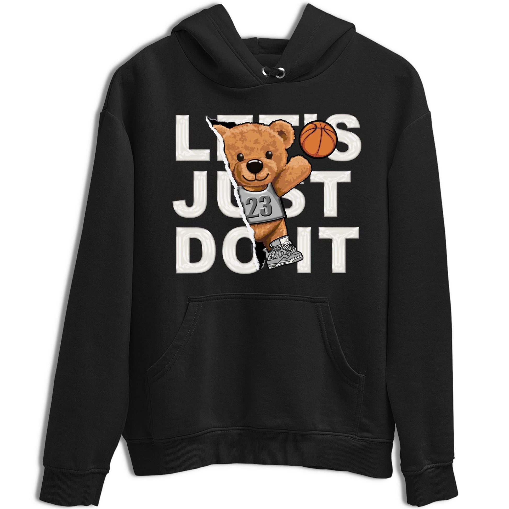 AJ4 Frozen Moments shirt to match jordans Rip Out Bear sneaker tees Crew Neck AJ4 Frozen Moments SNRT Sneaker Release Tees Unisex Casual Shirts Black 2 T-Shirt