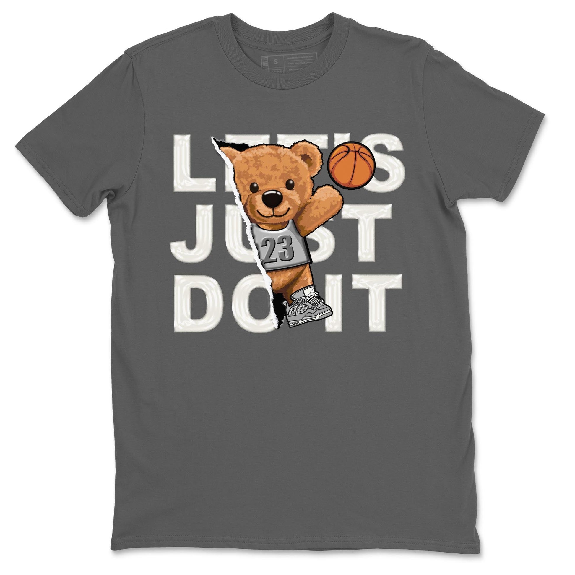 AJ4 Frozen Moments shirt to match jordans Rip Out Bear sneaker tees Crew Neck AJ4 Frozen Moments SNRT Sneaker Release Tees Unisex Casual Shirts Cool Grey 2 T-Shirt