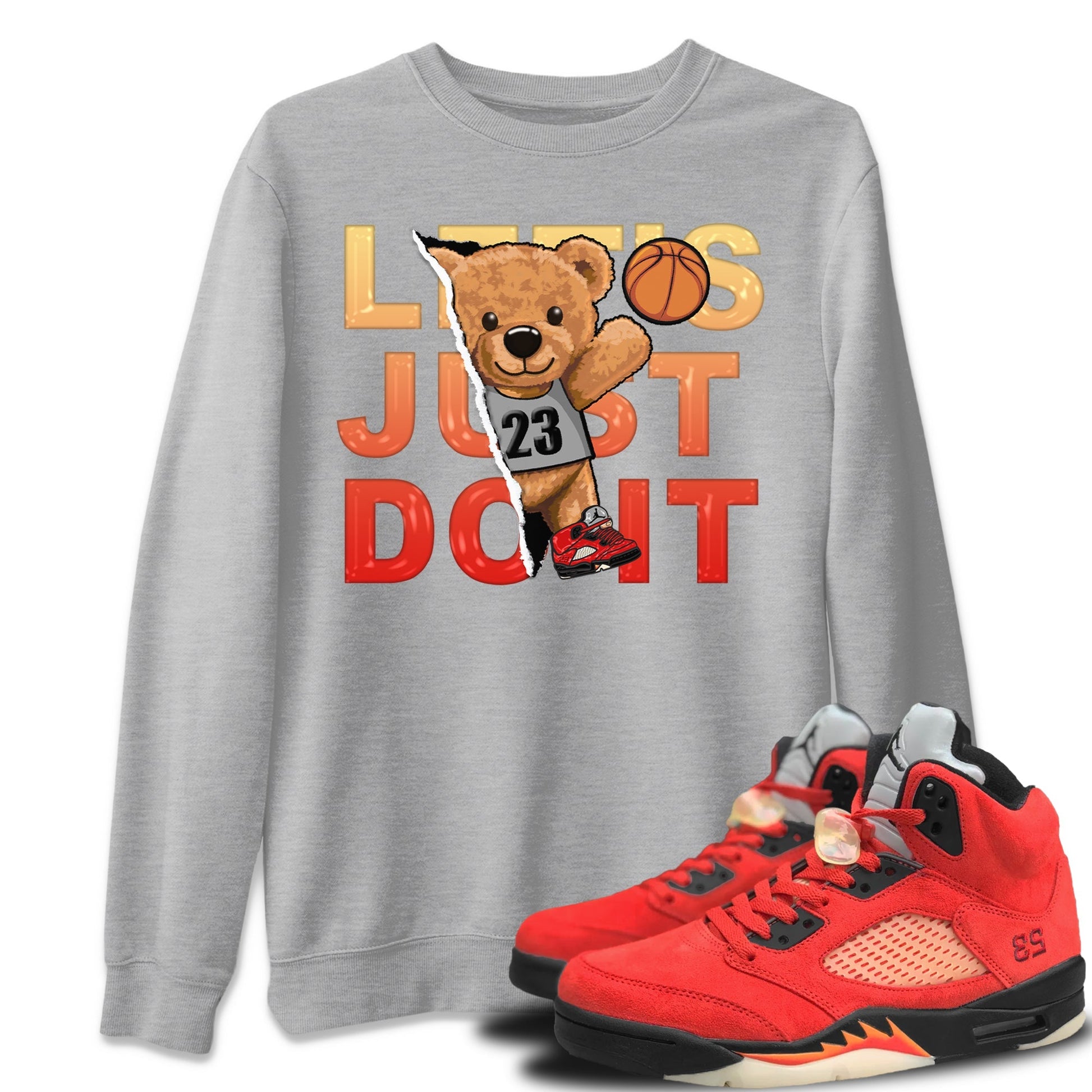 Jordan 5 Mars For Her Sneaker Match Tees Rip Out Bear Sneaker Tees Jordan 5 Mars For Her Sneaker Release Tees Unisex Shirts