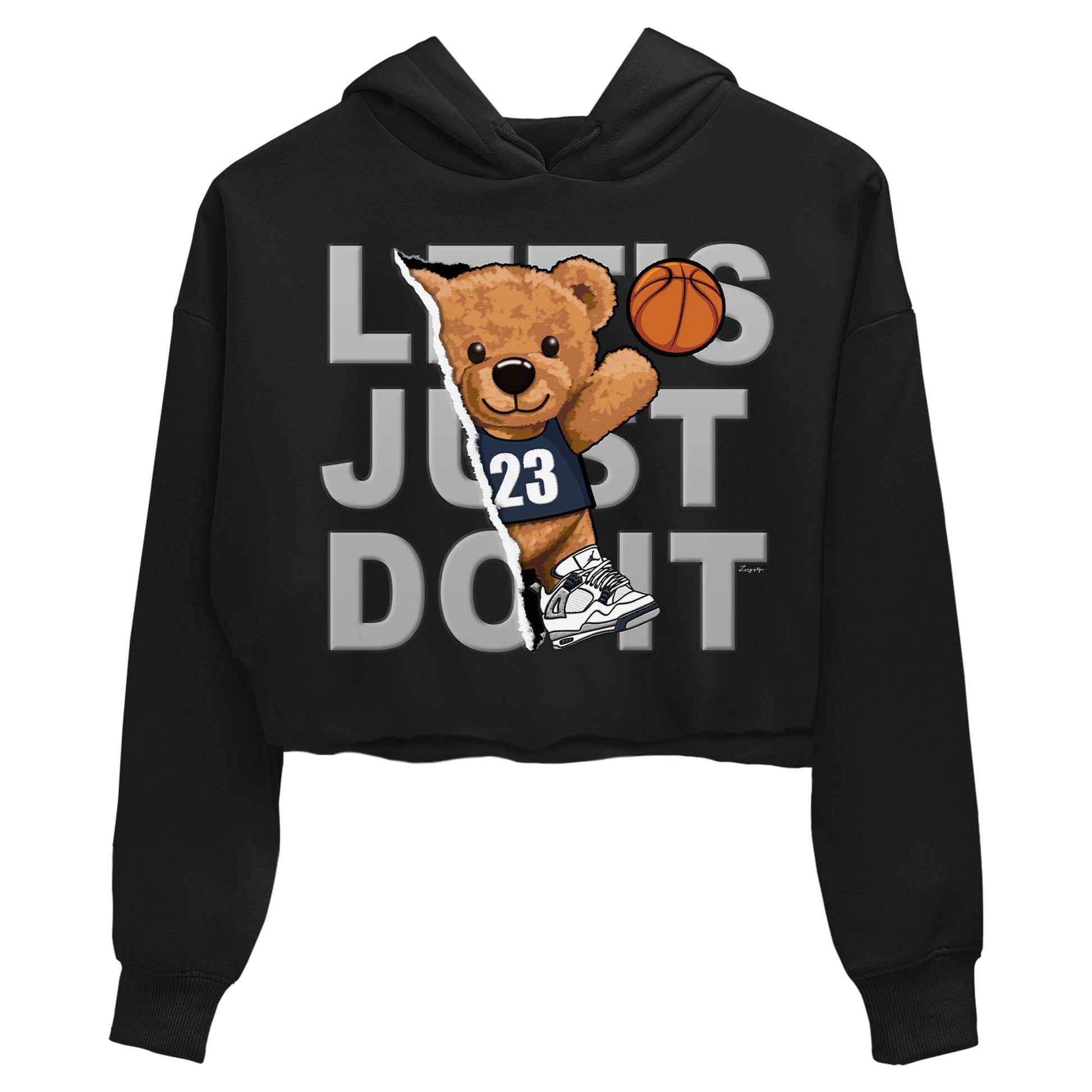 Jordan 4 Midnight Navy Sneaker Match Tees Rip Out Bear Sneaker Tees Jordan 4 Midnight Navy Sneaker Release Tees Women's Shirts