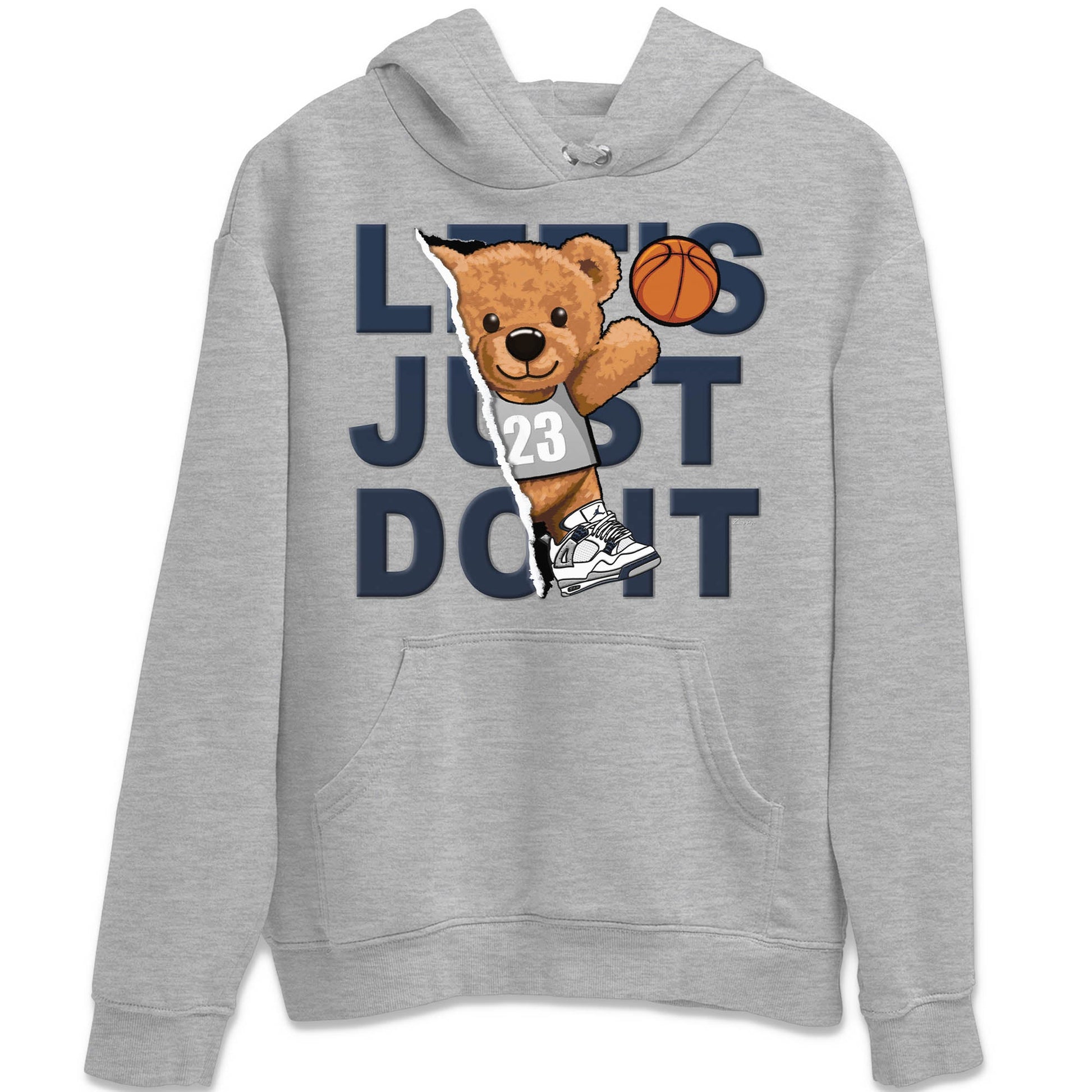 Jordan 4 Midnight Navy Sneaker Match Tees Rip Out Bear Sneaker Tees Jordan 4 Midnight Navy Sneaker Release Tees Unisex Shirts