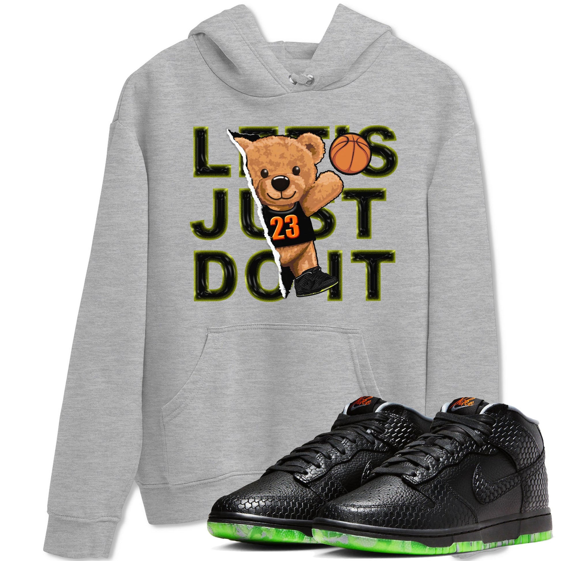 Nike Dunk Mid Premium shirt to match jordans Rip Out Bear sneaker tees Nike Dunk Mid Halloween SNRT Sneaker Tees Sneaker Matching Clothing Brand Unisex Sneaker Tee Heather Grey 1 T-Shirt