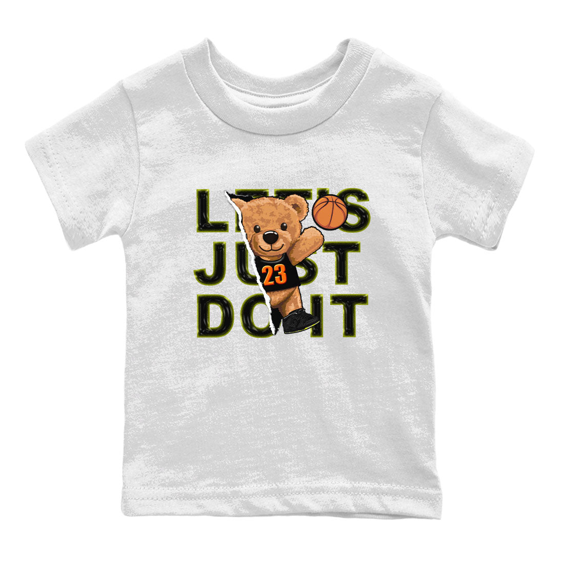 Nike Dunk Mid Premium shirt to match jordans Rip Out Bear sneaker tees Nike Dunk Mid Halloween SNRT Sneaker Tees Sneaker Matching Clothing Brand Baby Toddler White 2 T-Shirt