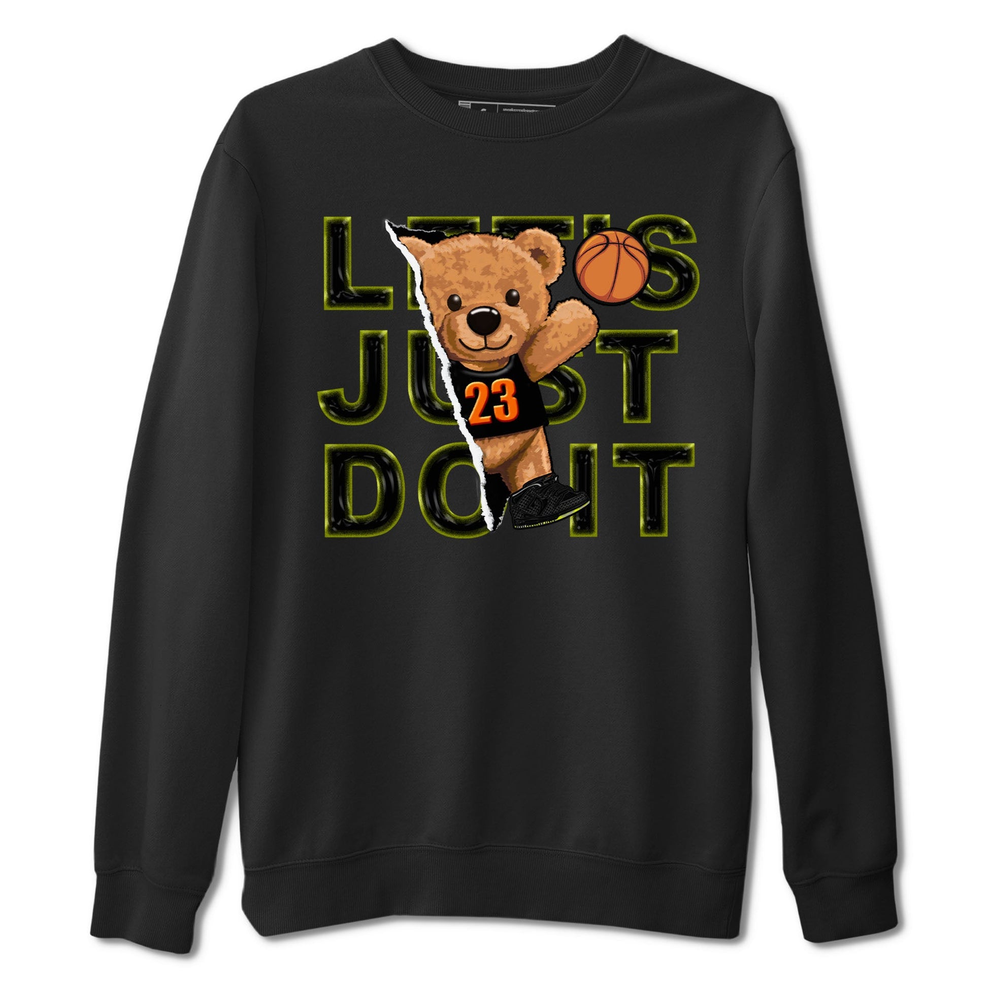 Nike Dunk Mid Premium shirt to match jordans Rip Out Bear sneaker tees Nike Dunk Mid Halloween SNRT Sneaker Tees Sneaker Matching Clothing Brand Unisex Sneaker Tee Black 2 T-Shirt
