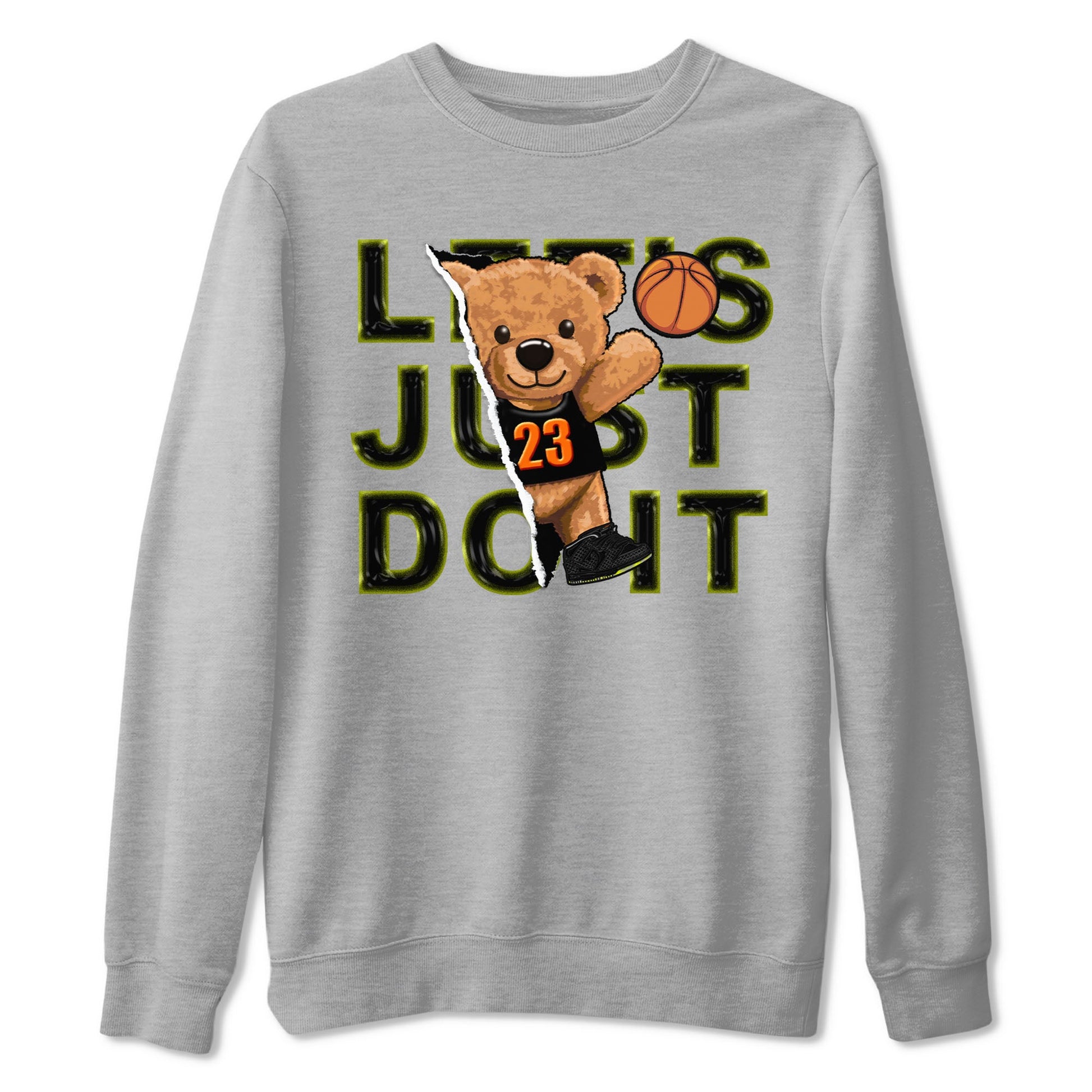 Nike Dunk Mid Premium shirt to match jordans Rip Out Bear sneaker tees Nike Dunk Mid Halloween SNRT Sneaker Tees Sneaker Matching Clothing Brand Unisex Sneaker Tee Heather Grey 2 T-Shirt