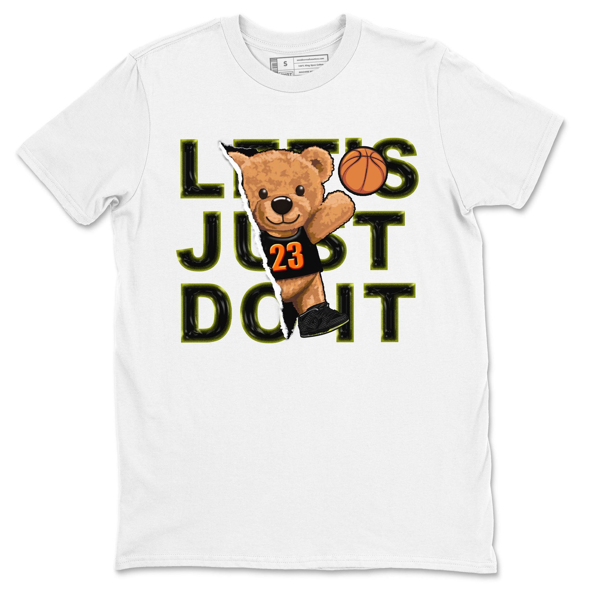 Nike Dunk Mid Premium shirt to match jordans Rip Out Bear sneaker tees Nike Dunk Mid Halloween SNRT Sneaker Tees Sneaker Matching Clothing Brand Unisex Sneaker Tee White 2 T-Shirt