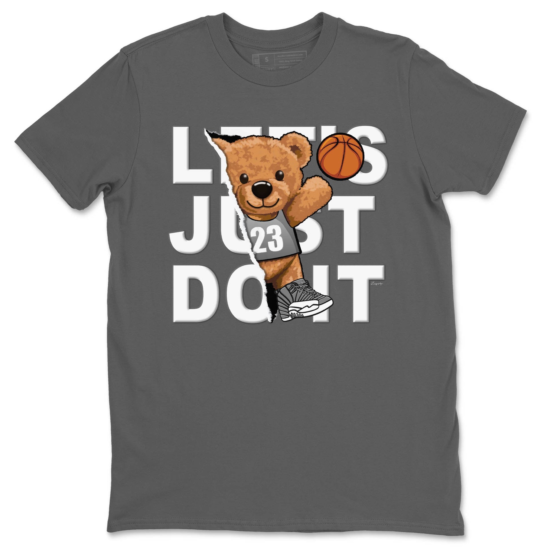 Jordan 12 Stealth Sneaker Match Tees Rip Out Bear Sneaker Tees Jordan 12 Stealth Sneaker Release Tees Unisex Shirts