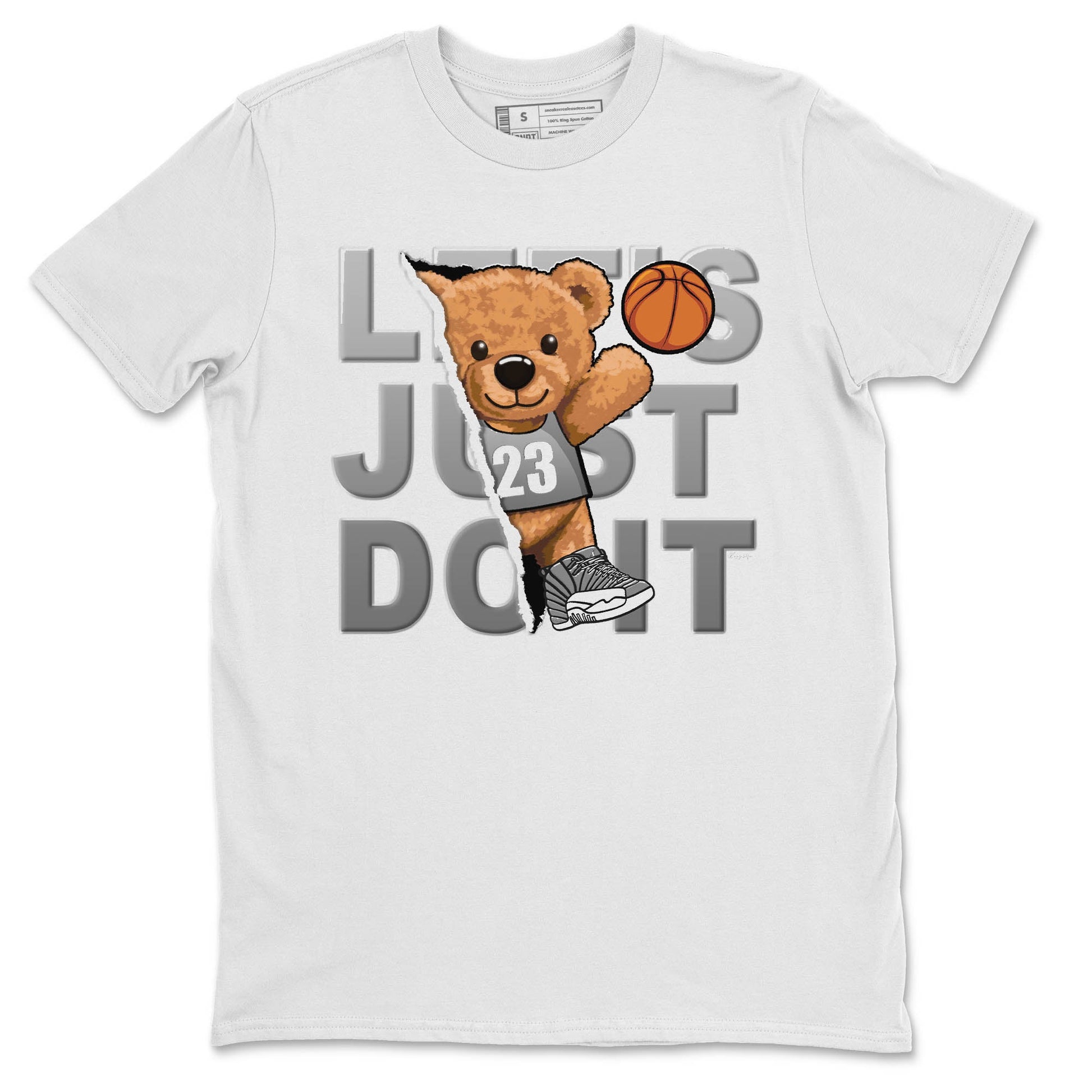 Jordan 12 Stealth Sneaker Match Tees Rip Out Bear Sneaker Tees Jordan 12 Stealth Sneaker Release Tees Unisex Shirts