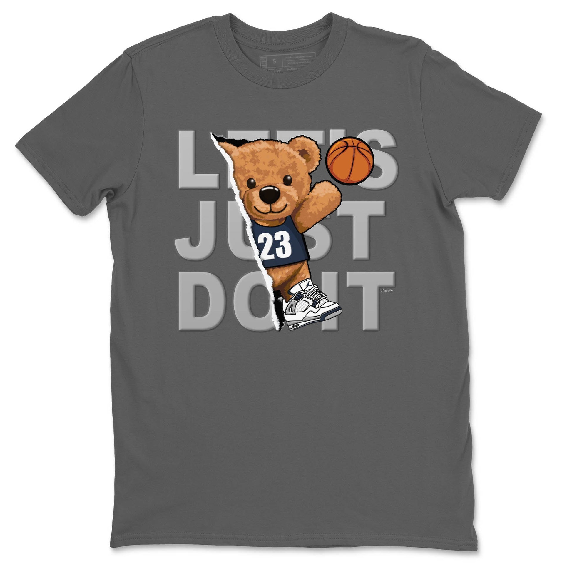 Jordan 4 Midnight Navy Sneaker Match Tees Rip Out Bear Sneaker Tees Jordan 4 Midnight Navy Sneaker Release Tees Unisex Shirts
