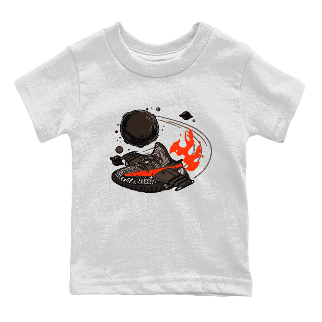 Yeezy 350 Carbon Beluga shirt to match sneakers Rocket Boost sneaker tees Yeezy Boost 350 V2 Carbon Beluga SNRT Sneaker Release Tees Baby Toddler White 2 T-Shirt