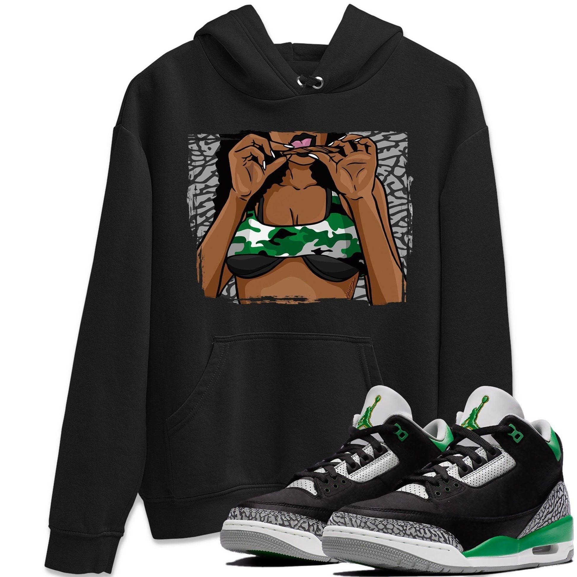 Jordan 3 Pine Green Sneaker Match Tees Roll Up Sneaker Tees Jordan 3 Pine Green Sneaker Release Tees Unisex Shirts
