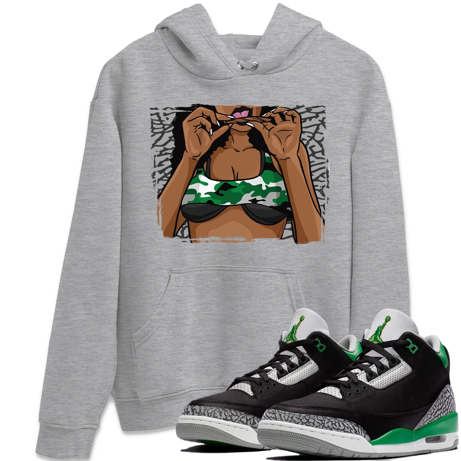 Jordan 3 Pine Green Sneaker Match Tees Roll Up Sneaker Tees Jordan 3 Pine Green Sneaker Release Tees Unisex Shirts