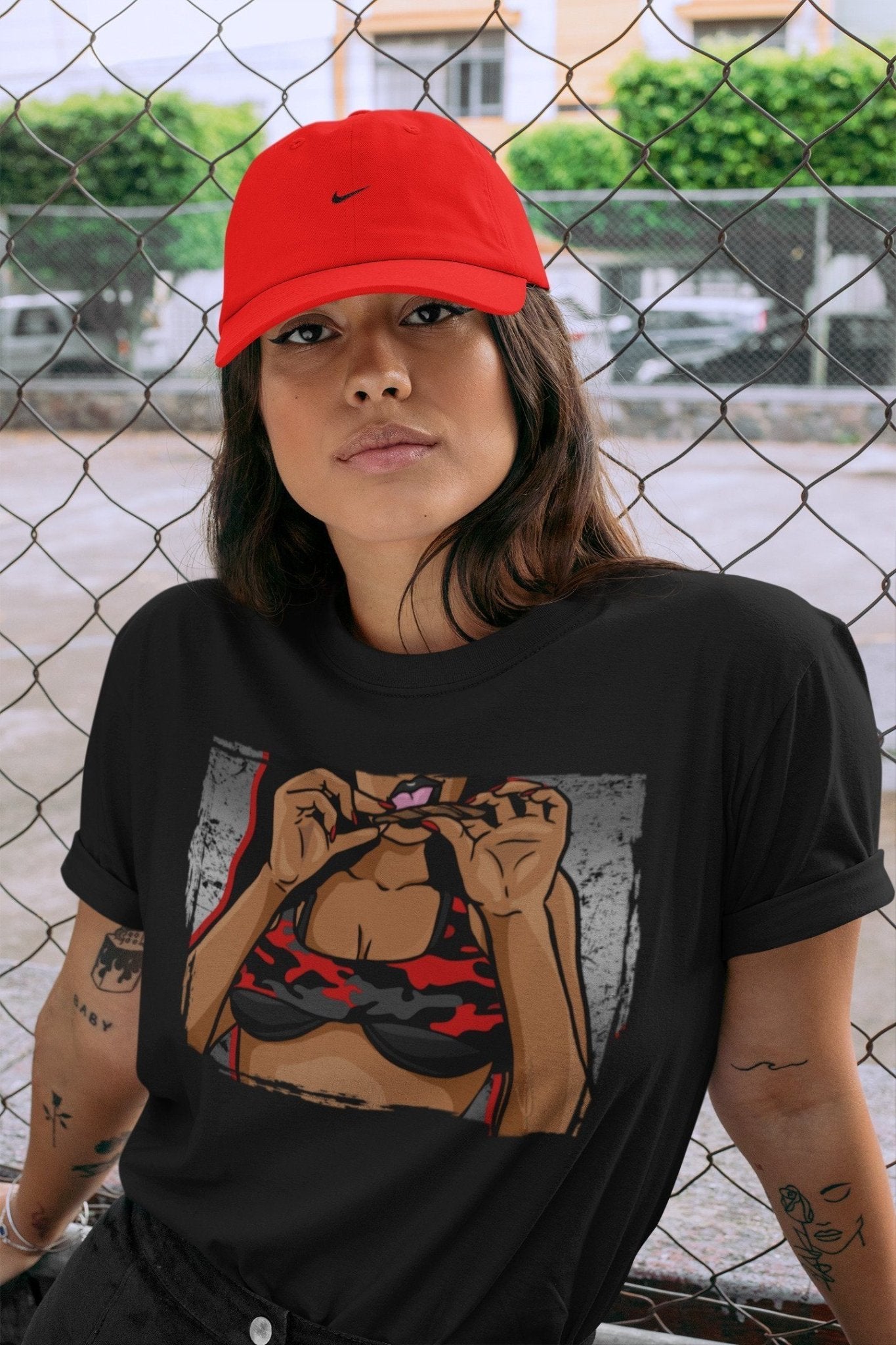 Jordan 5 Raging Bull Sneaker Match Tees Roll UP Sneaker Tees Jordan 5 Raging Bull Sneaker Release Tees Unisex Shirts