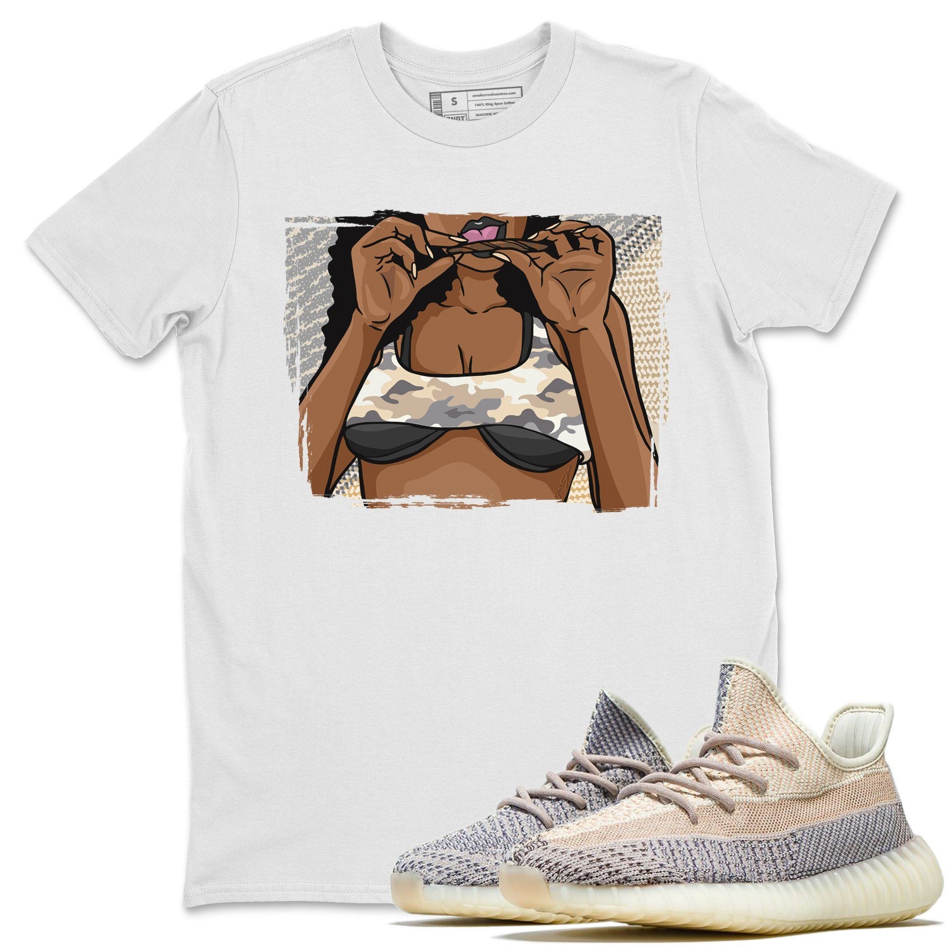 Yeezy 350 Ash Pearl Sneaker Match Tees Roll Up Sneaker Tees Yeezy 350 Ash Pearl Sneaker Release Tees Unisex Shirts