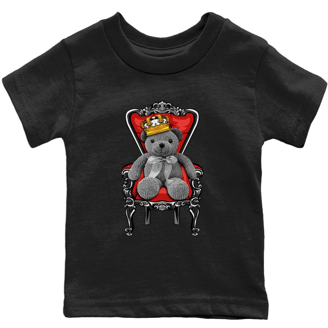 Jordan 4 Infrared Sneaker Match Tees Royal Bear Sneaker Tees Jordan 4 Infrared Sneaker Release Tees Kids Shirts