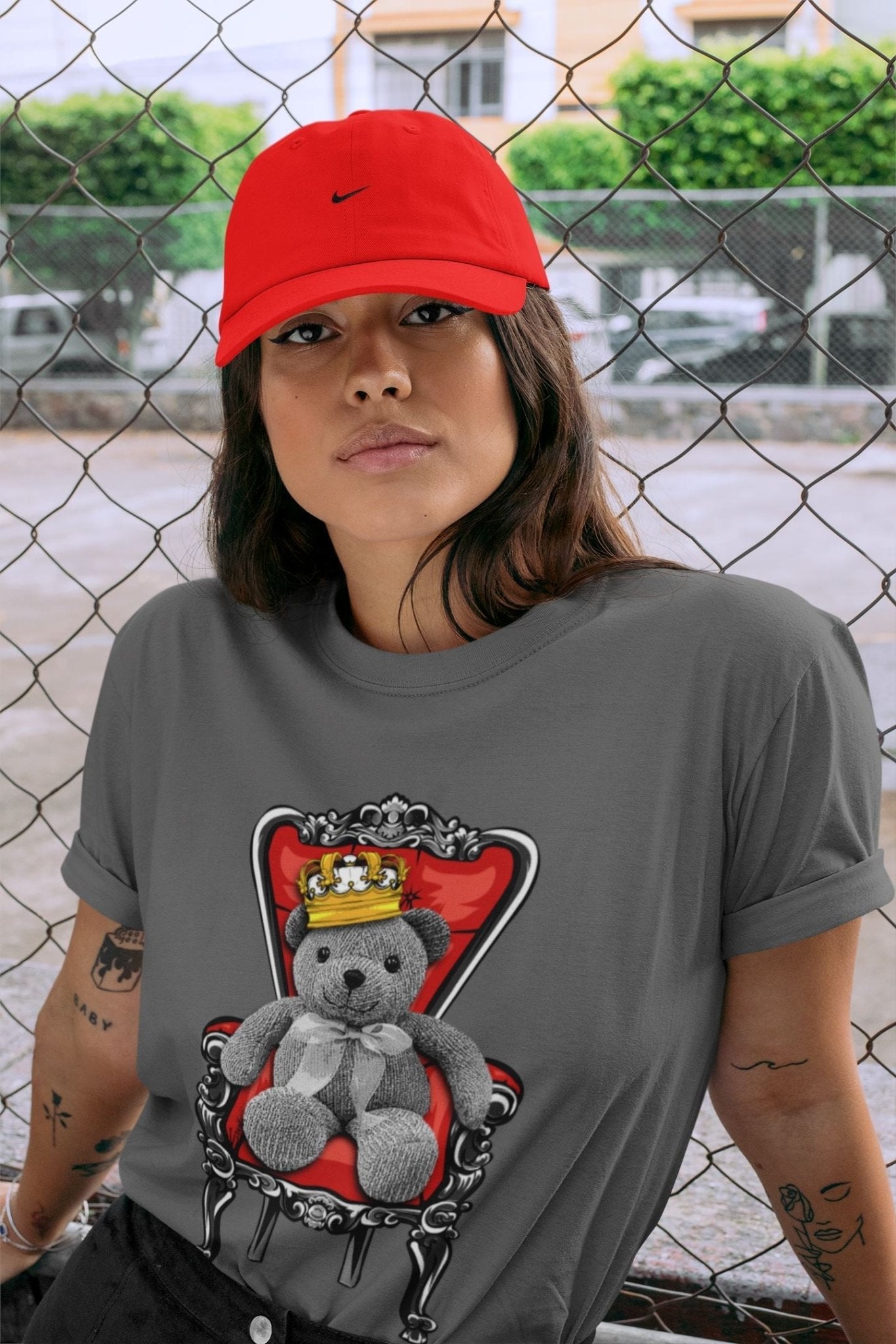 Jordan 4 Infrared Sneaker Match Tees Royal Bear Sneaker Tees Jordan 4 Infrared Sneaker Release Tees Unisex Shirts