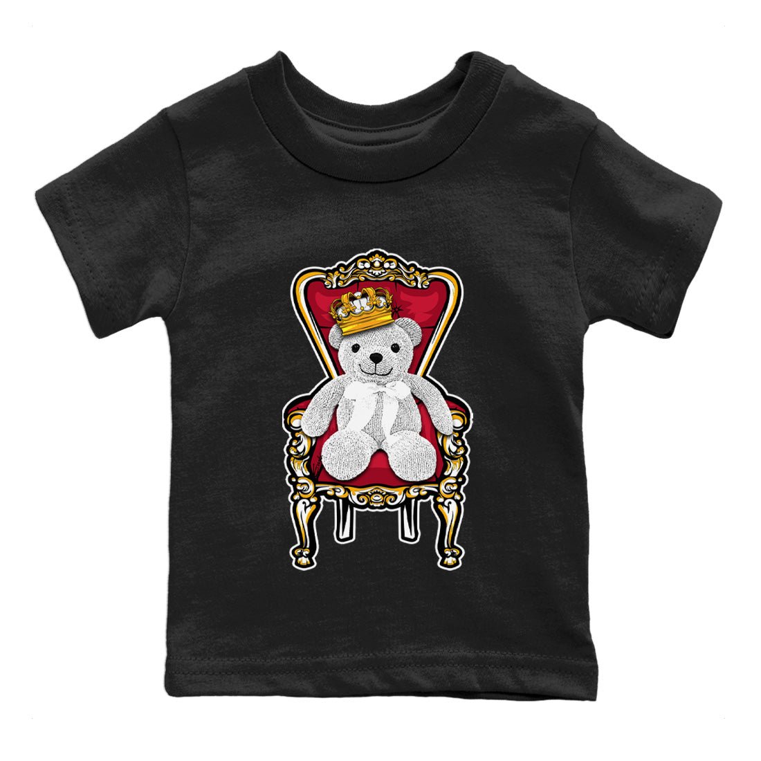 Jordan 7 Cardinal Sneaker Match Tees Royal Bear Sneaker Tees Jordan 7 Cardinal Sneaker Release Tees Kids Shirts
