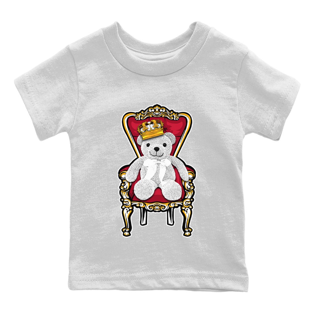Jordan 7 Cardinal Sneaker Match Tees Royal Bear Sneaker Tees Jordan 7 Cardinal Sneaker Release Tees Kids Shirts