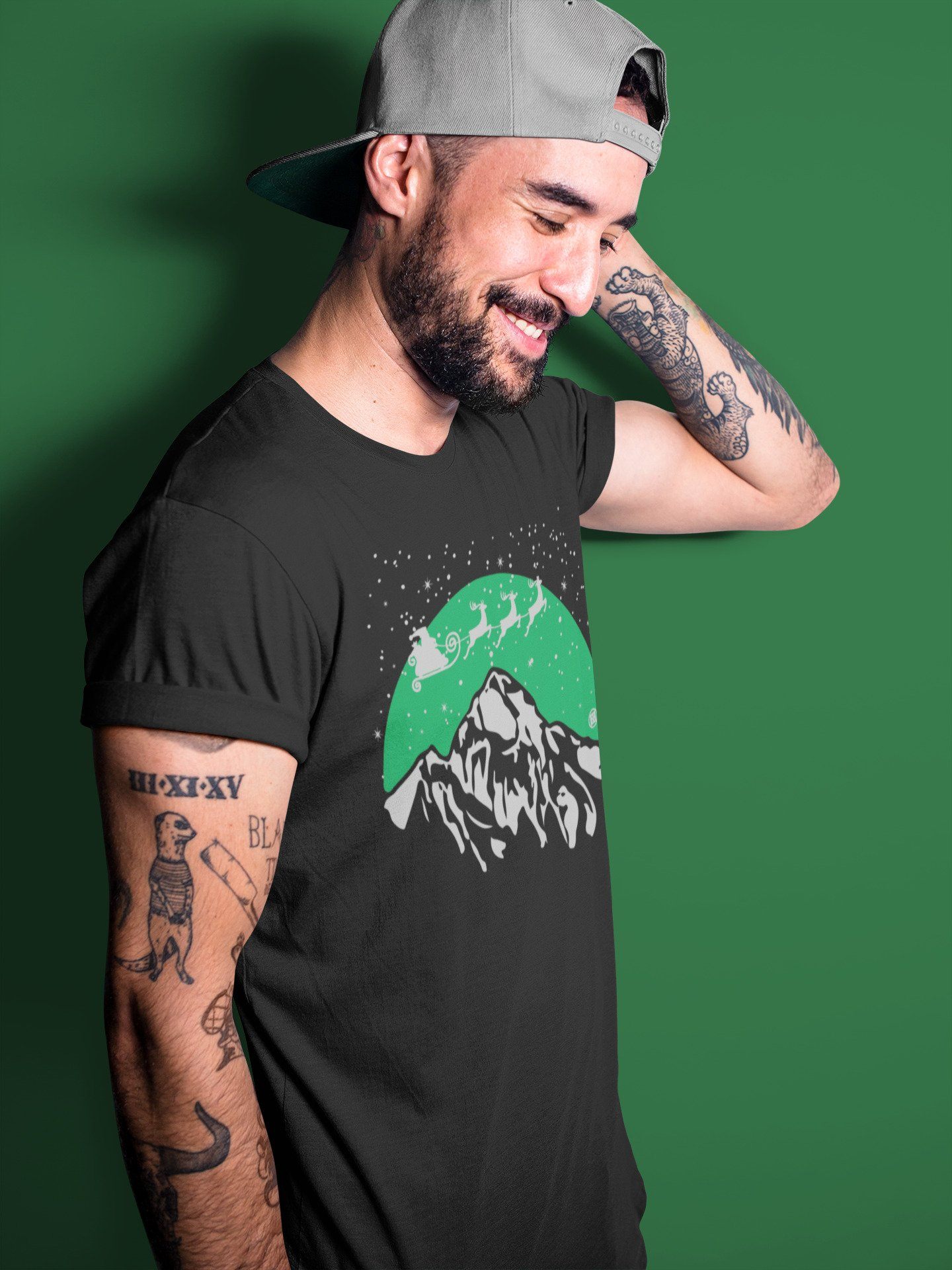 Jordan 3 Pine Green Sneaker Match Tees Santa Silhouette Sneaker Tees Jordan 3 Pine Green Sneaker Release Tees Unisex Shirts