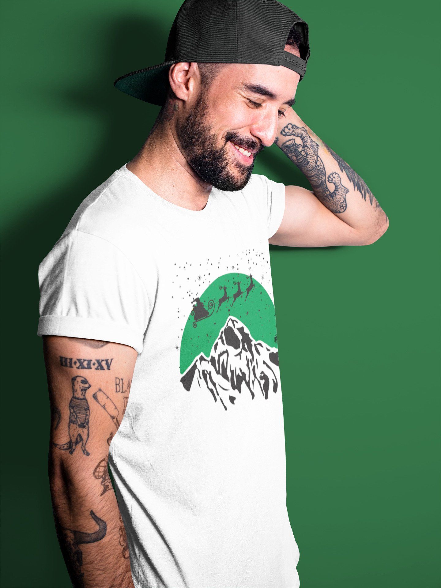 Jordan 3 Pine Green Sneaker Match Tees Santa Silhouette Sneaker Tees Jordan 3 Pine Green Sneaker Release Tees Unisex Shirts