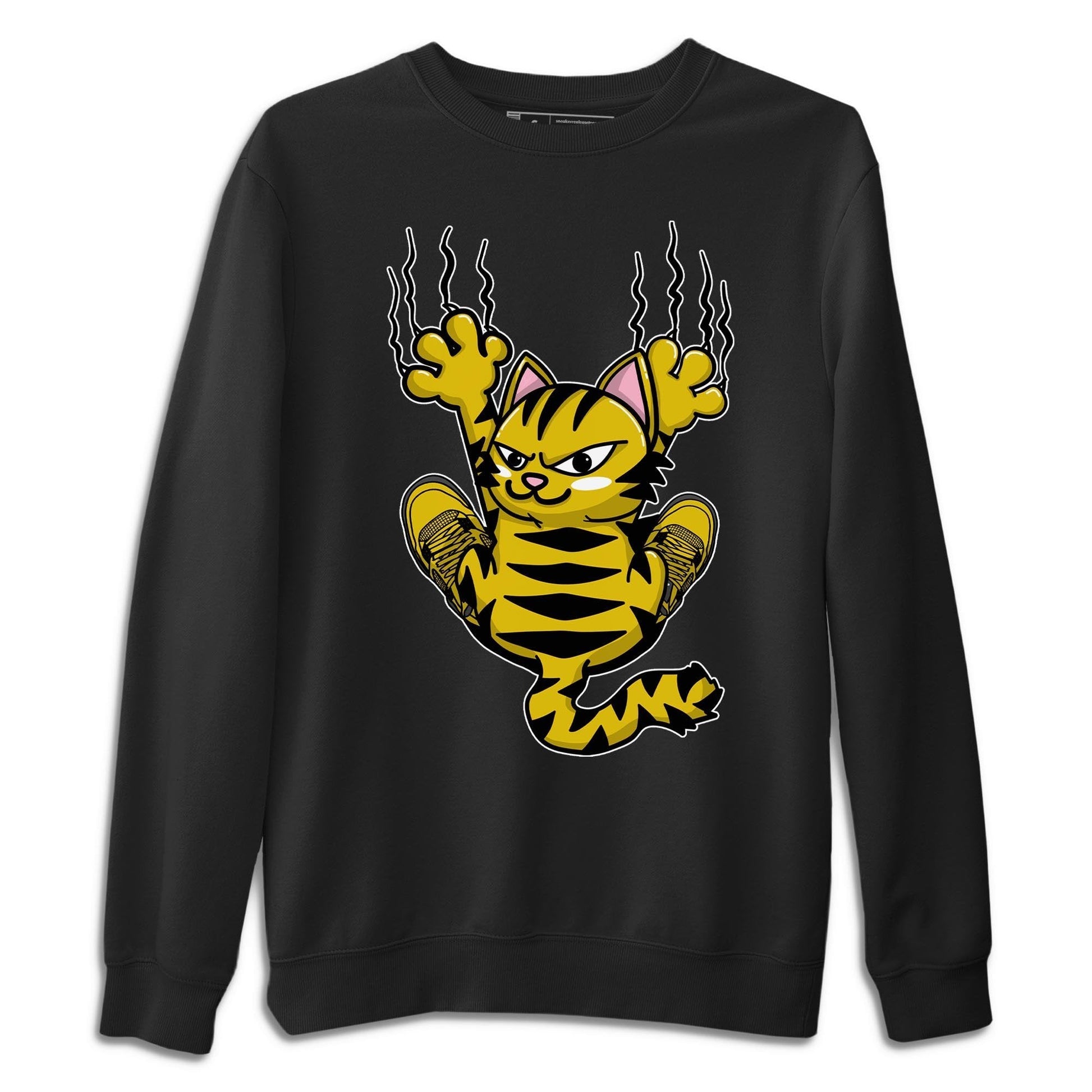 Jordan 4 Lightning Sneaker Match Tees Scratching Cat Sneaker Tees Jordan 4 Lightning Sneaker Release Tees Unisex Shirts