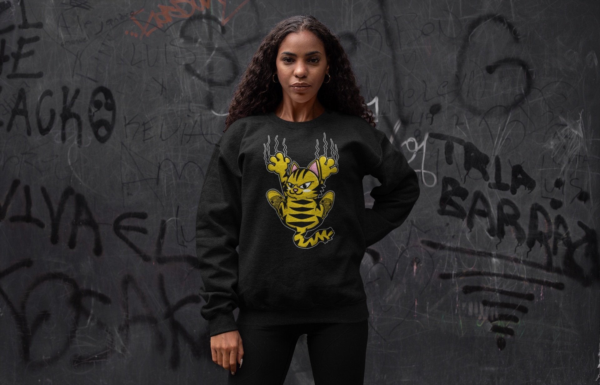 Jordan 4 Lightning Sneaker Match Tees Scratching Cat Sneaker Tees Jordan 4 Lightning Sneaker Release Tees Unisex Shirts