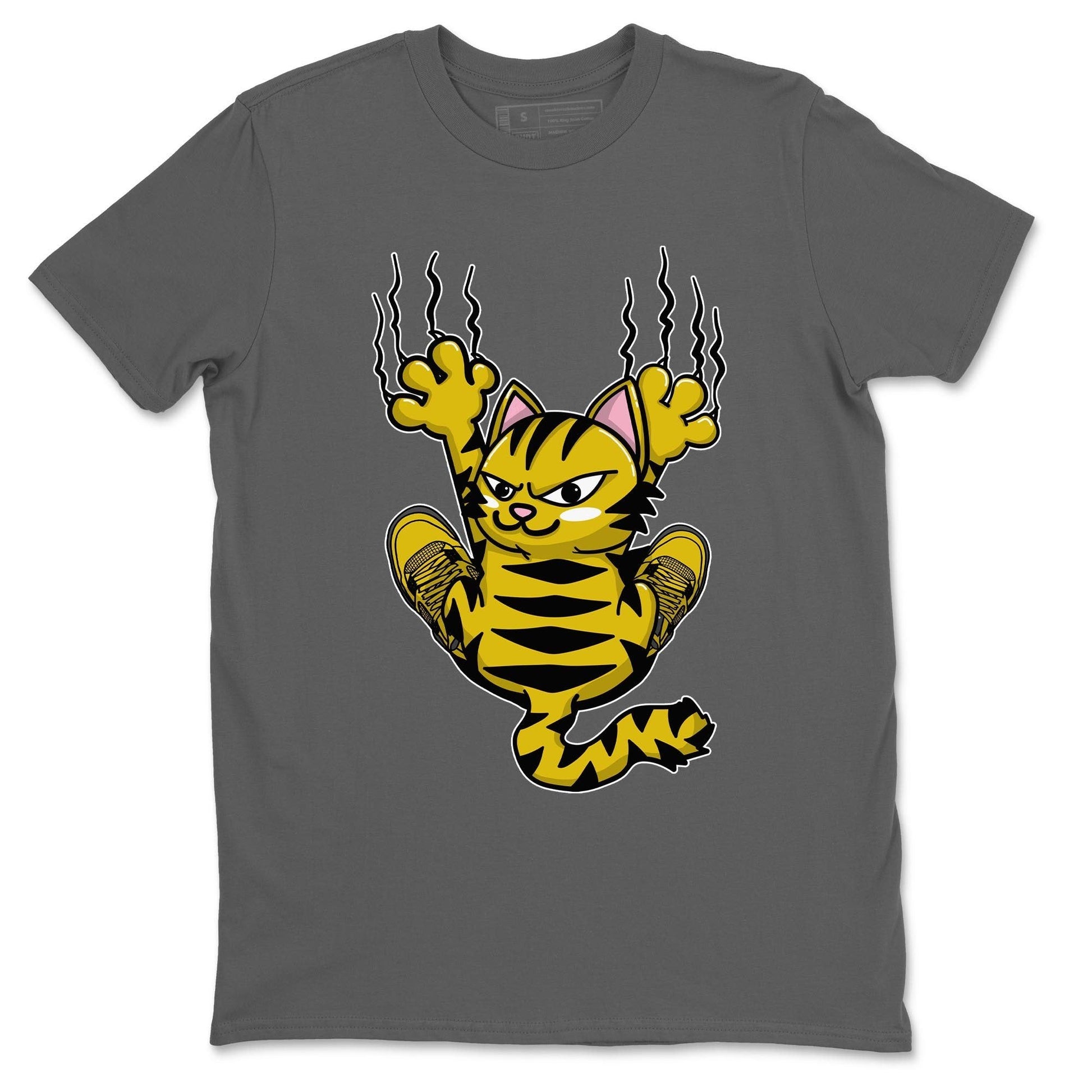 Jordan 4 Lightning Sneaker Match Tees Scratching Cat Sneaker Tees Jordan 4 Lightning Sneaker Release Tees Unisex Shirts