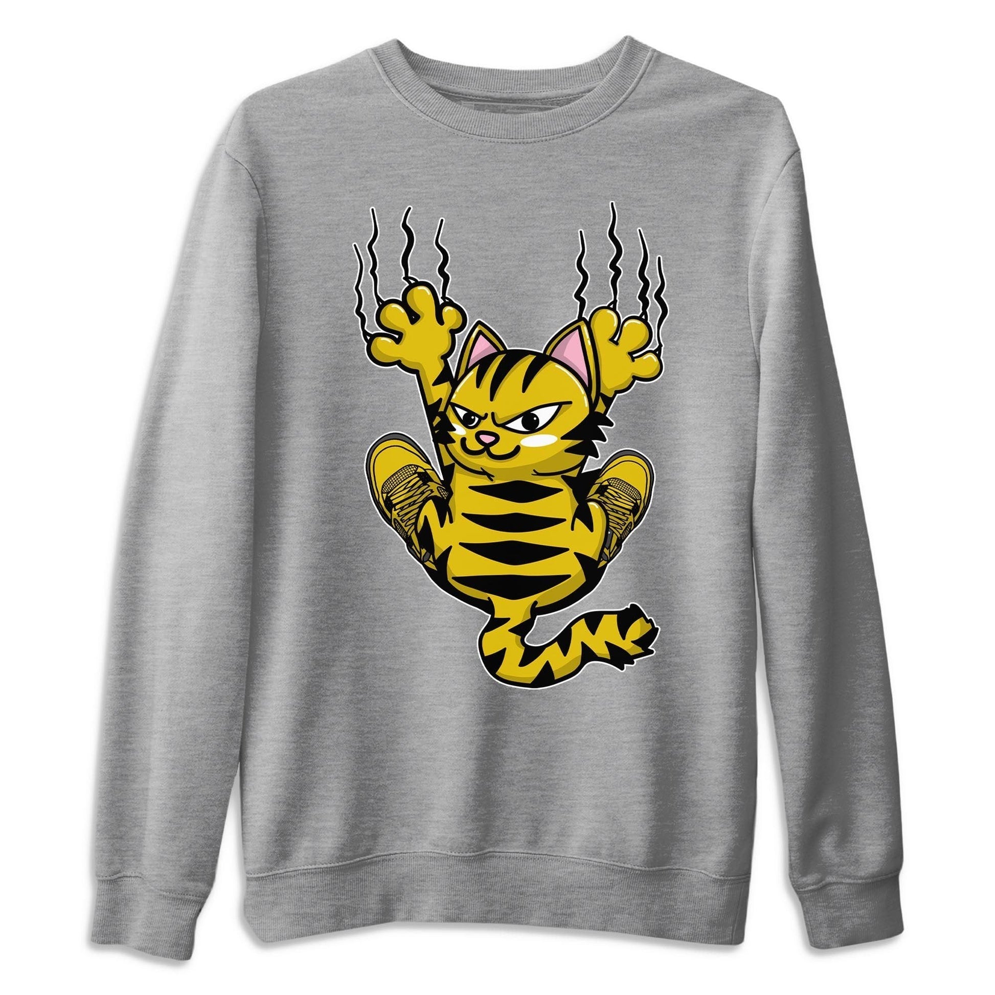 Jordan 4 Lightning Sneaker Match Tees Scratching Cat Sneaker Tees Jordan 4 Lightning Sneaker Release Tees Unisex Shirts
