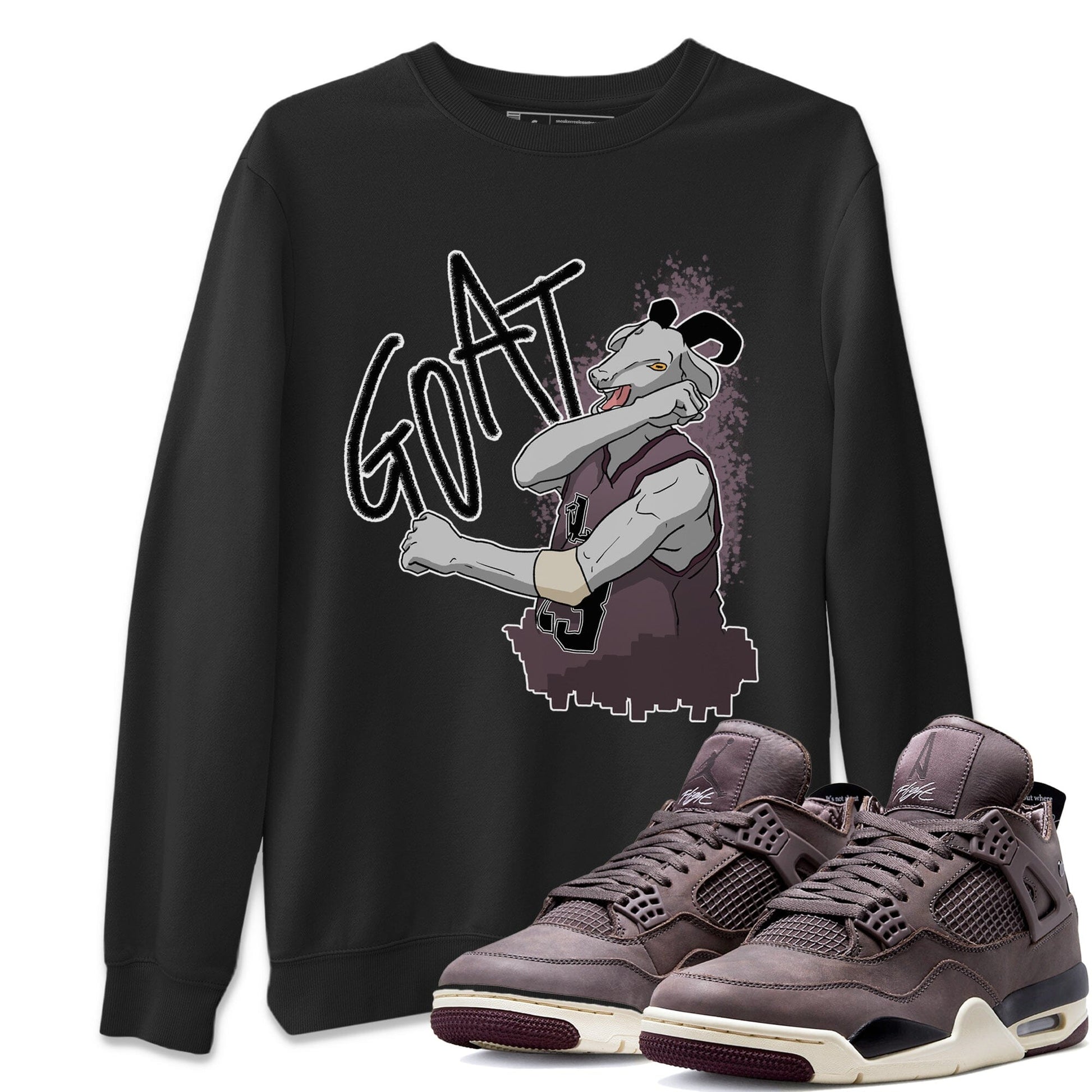 Jordan 4 A Ma Maniere Sneaker Match Tees Screaming Goat Sneaker Tees Jordan 4 A Ma Maniere Sneaker Release Tees Unisex Shirts