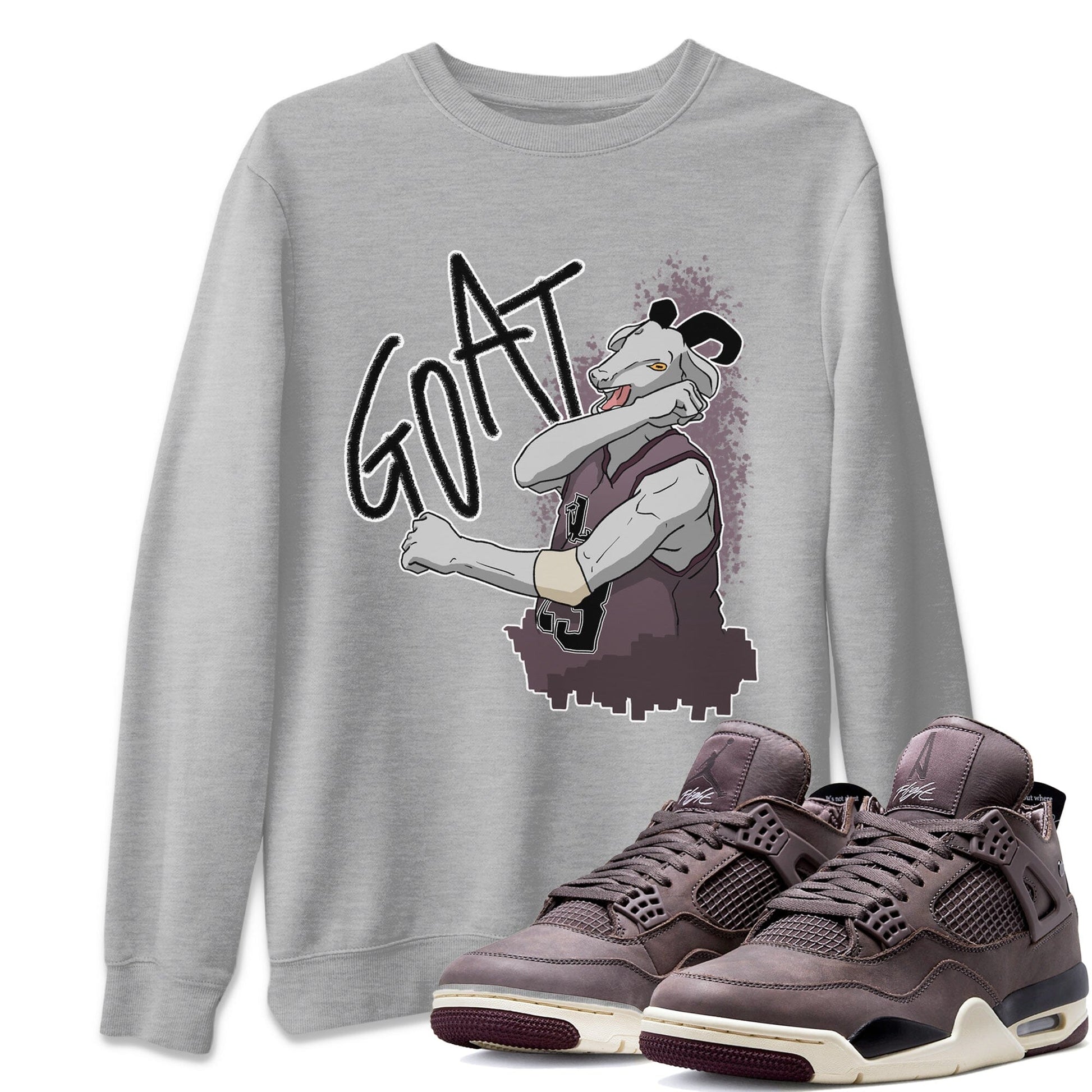 Jordan 4 A Ma Maniere Sneaker Match Tees Screaming Goat Sneaker Tees Jordan 4 A Ma Maniere Sneaker Release Tees Unisex Shirts