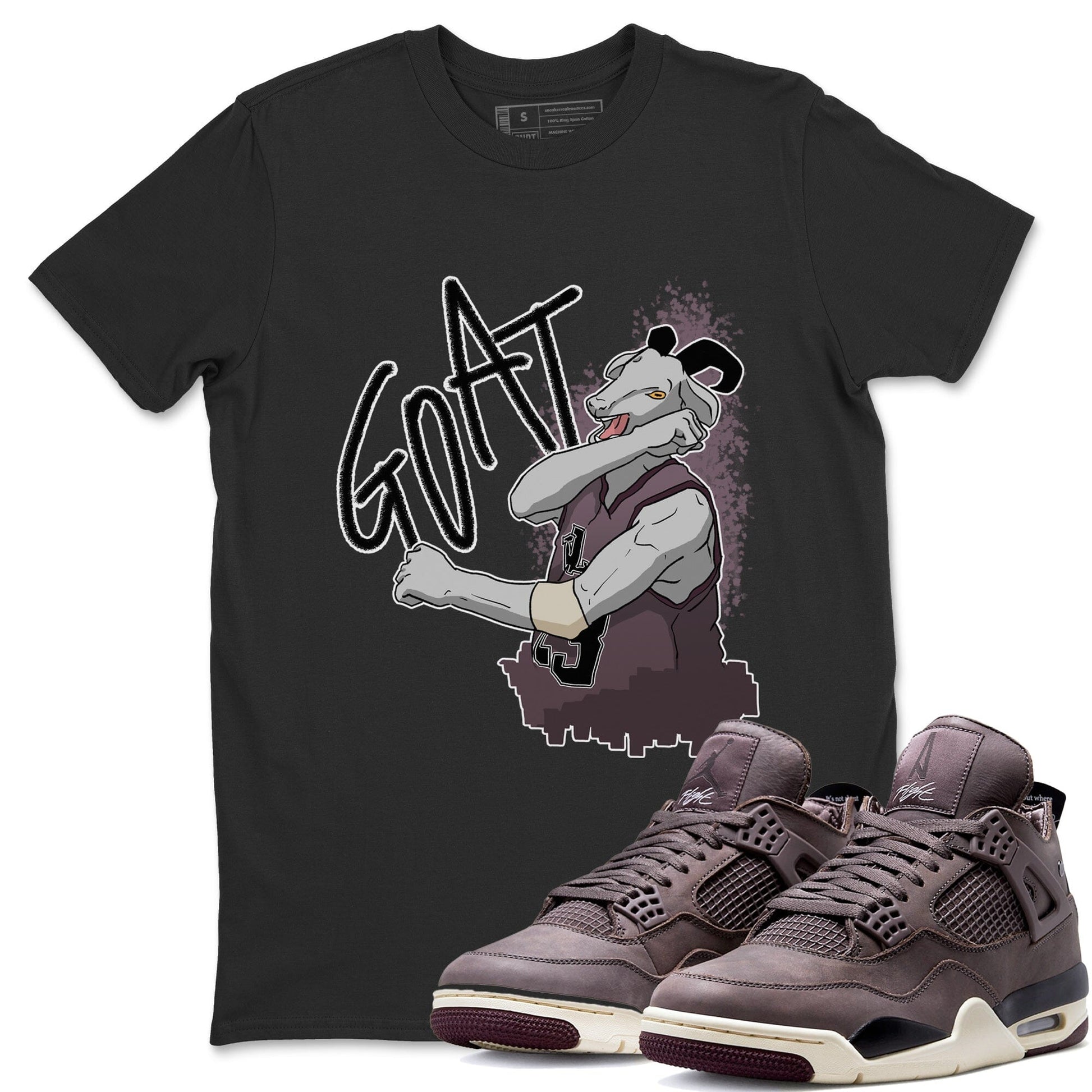 Jordan 4 A Ma Maniere Sneaker Match Tees Screaming Goat Sneaker Tees Jordan 4 A Ma Maniere Sneaker Release Tees Unisex Shirts