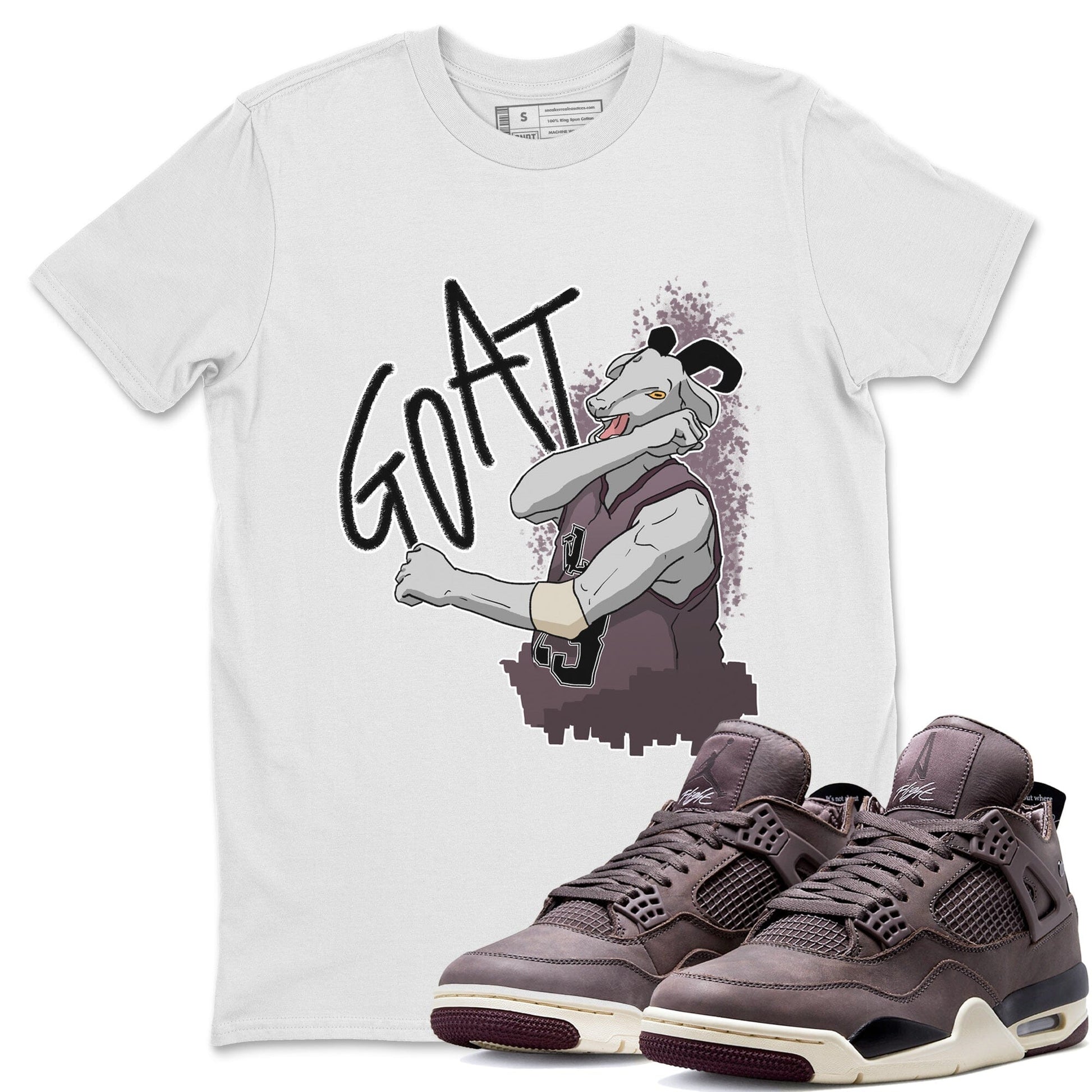 Jordan 4 A Ma Maniere Sneaker Match Tees Screaming Goat Sneaker Tees Jordan 4 A Ma Maniere Sneaker Release Tees Unisex Shirts