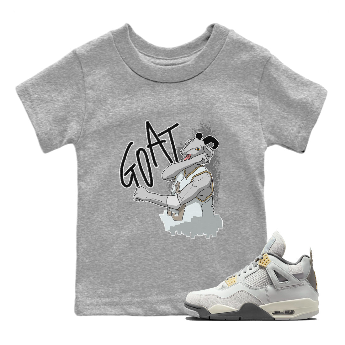 Jordan 4 Craft Sneaker Match Tees Screaming Goat Sneaker Tees Jordan 4 Craft Sneaker Release Tees Kids Shirts