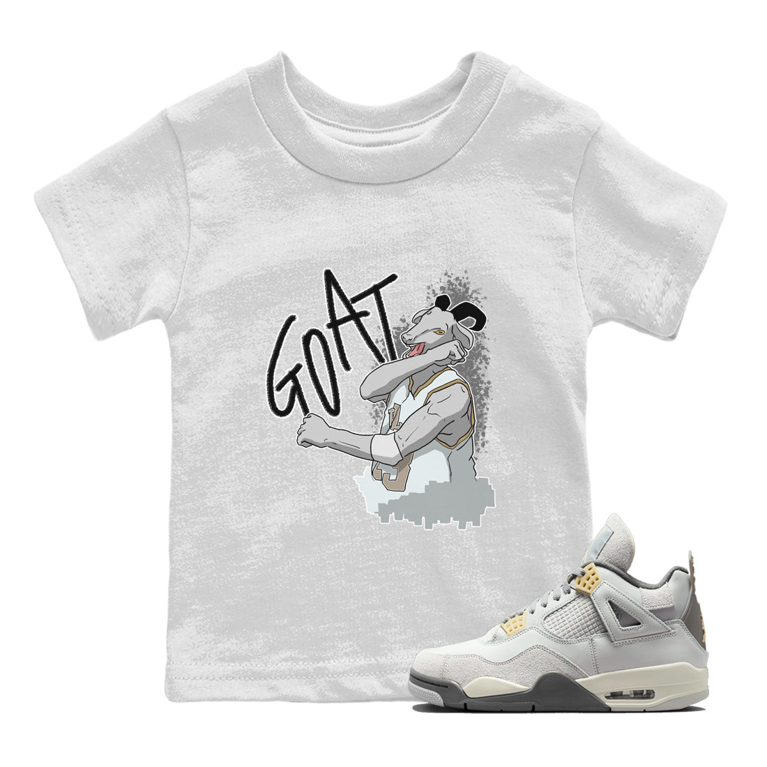 Jordan 4 Craft Sneaker Match Tees Screaming Goat Sneaker Tees Jordan 4 Craft Sneaker Release Tees Kids Shirts