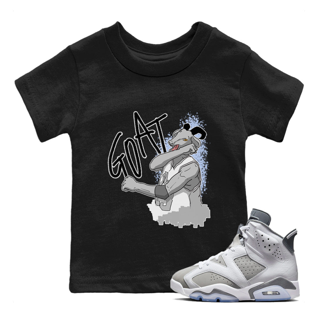 Jordan 6 Cool Grey Sneaker Match Tees Screaming Goat Sneaker Tees Jordan 6 Cool Grey Sneaker Release Tees Kids Shirts