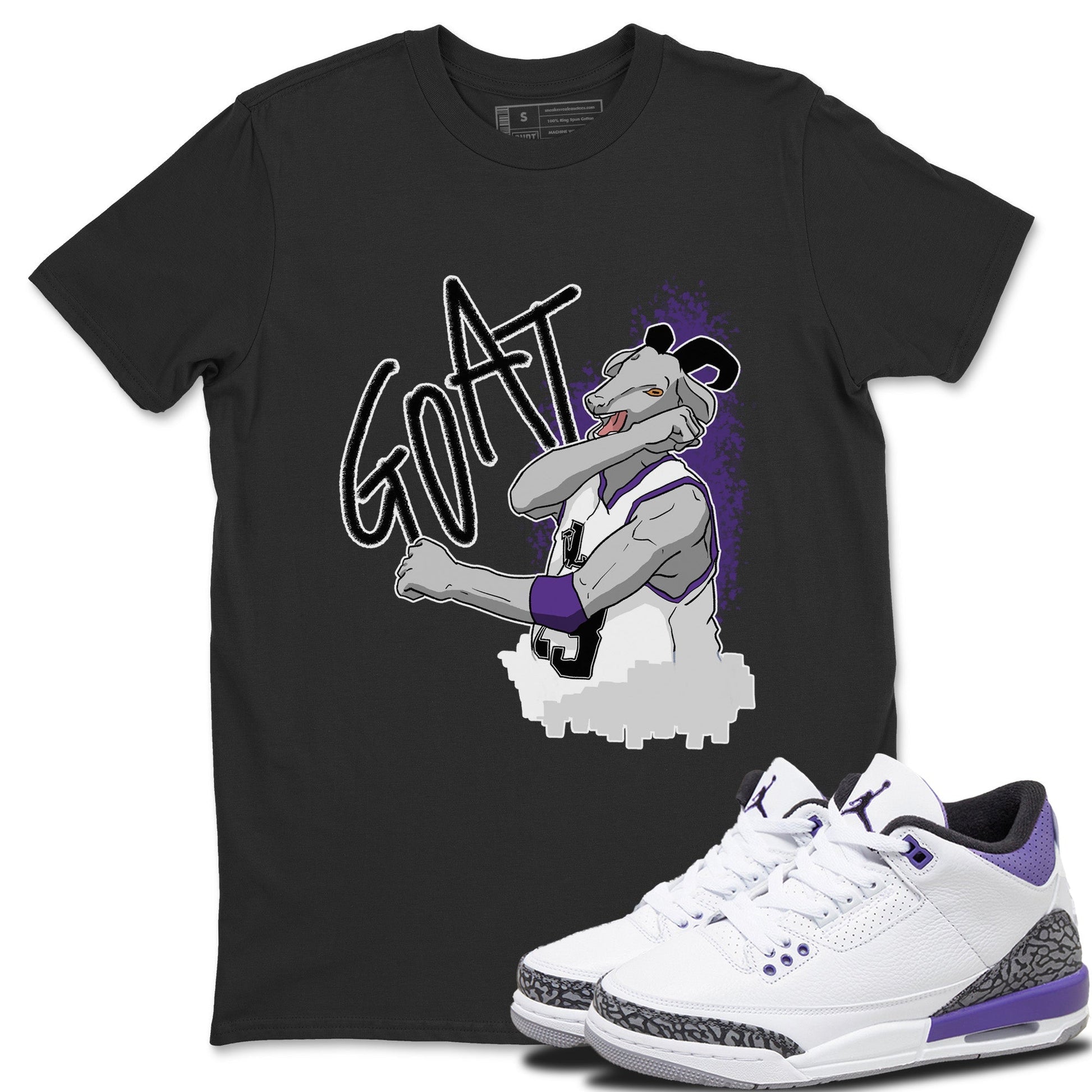 Jordan 3 Dark Iris Sneaker Match Tees Screaming Goat Sneaker Tees Jordan 3 Dark Iris Sneaker Release Tees Unisex Shirts