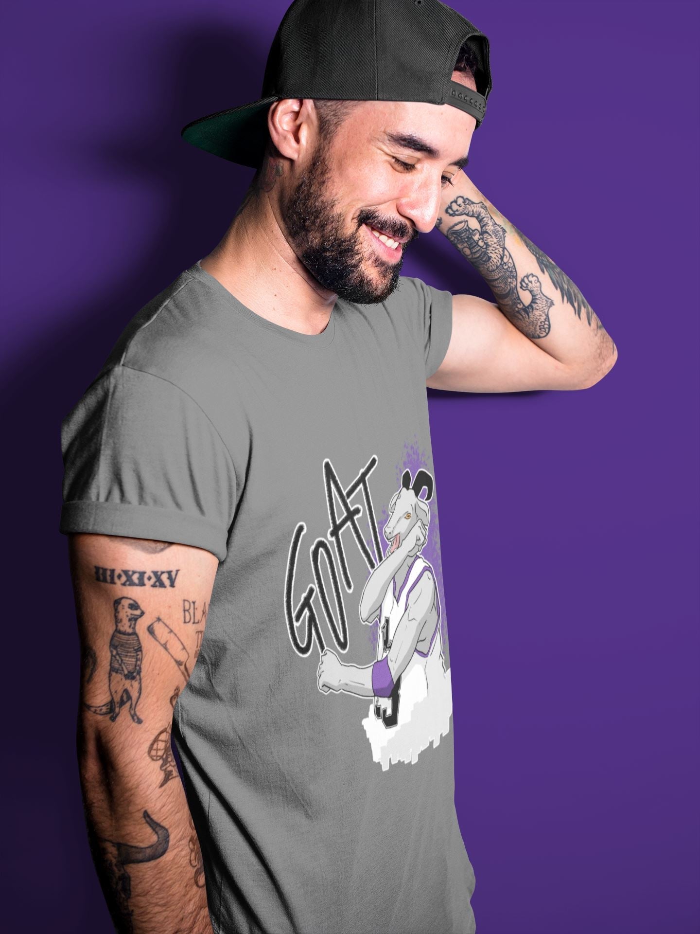 Jordan 3 Dark Iris Sneaker Match Tees Screaming Goat Sneaker Tees Jordan 3 Dark Iris Sneaker Release Tees Unisex Shirts