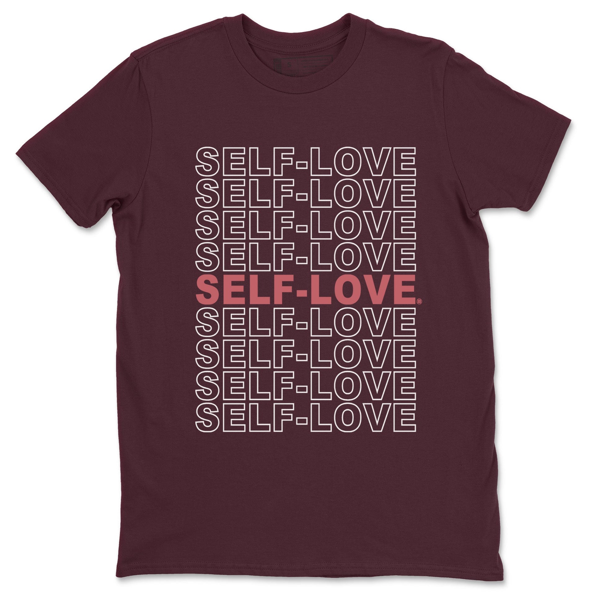 Dunk Low Valentine's Day 2024 sneaker shirt to match jordans Self Love sneaker tees Dunk Valentines Day 2024 SNRT Sneaker Tees Crew Neck Unisex Cotton Sneaker T-Shirt Maroon 2 T-Shirt